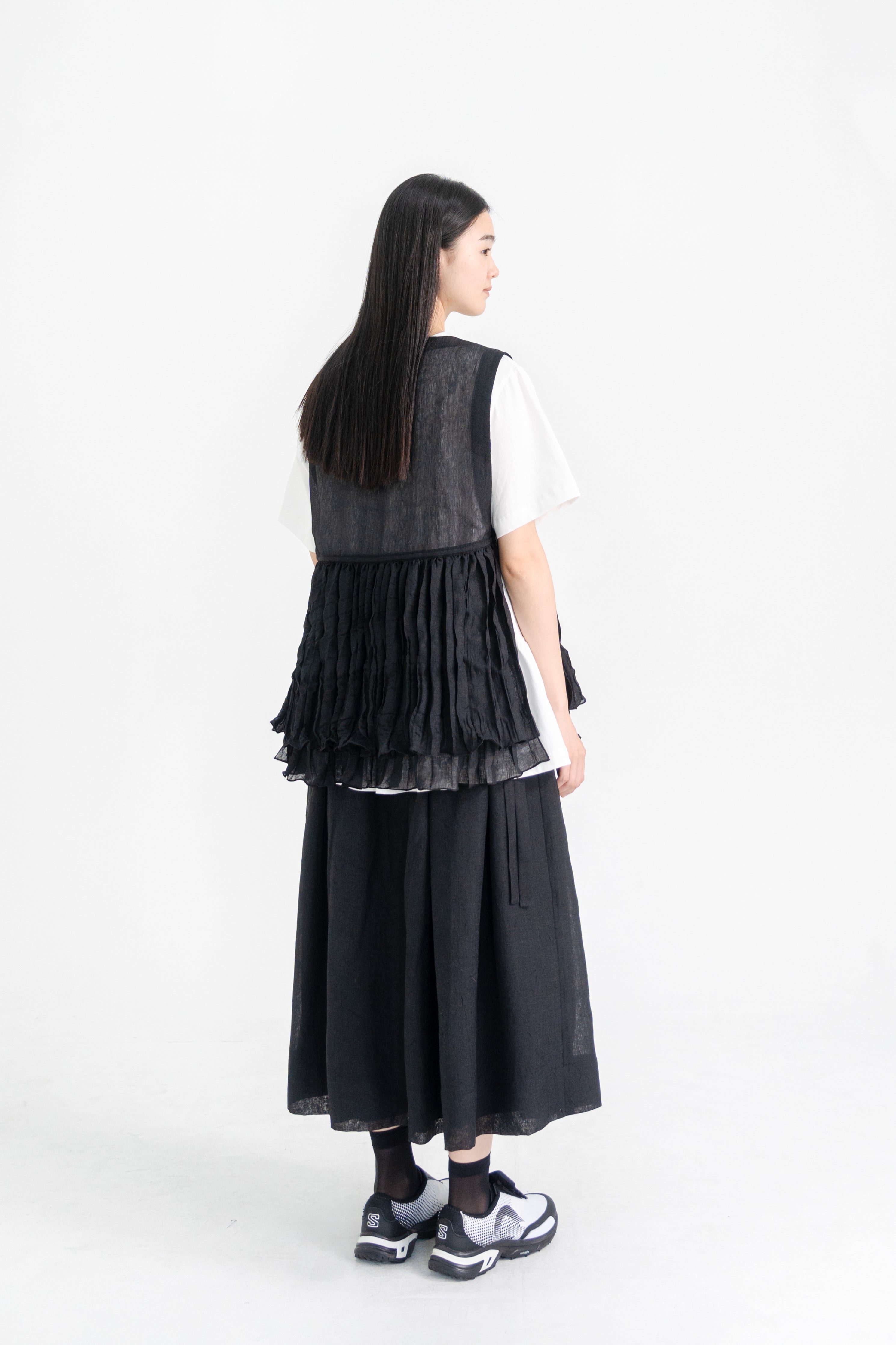 organza ripple vest