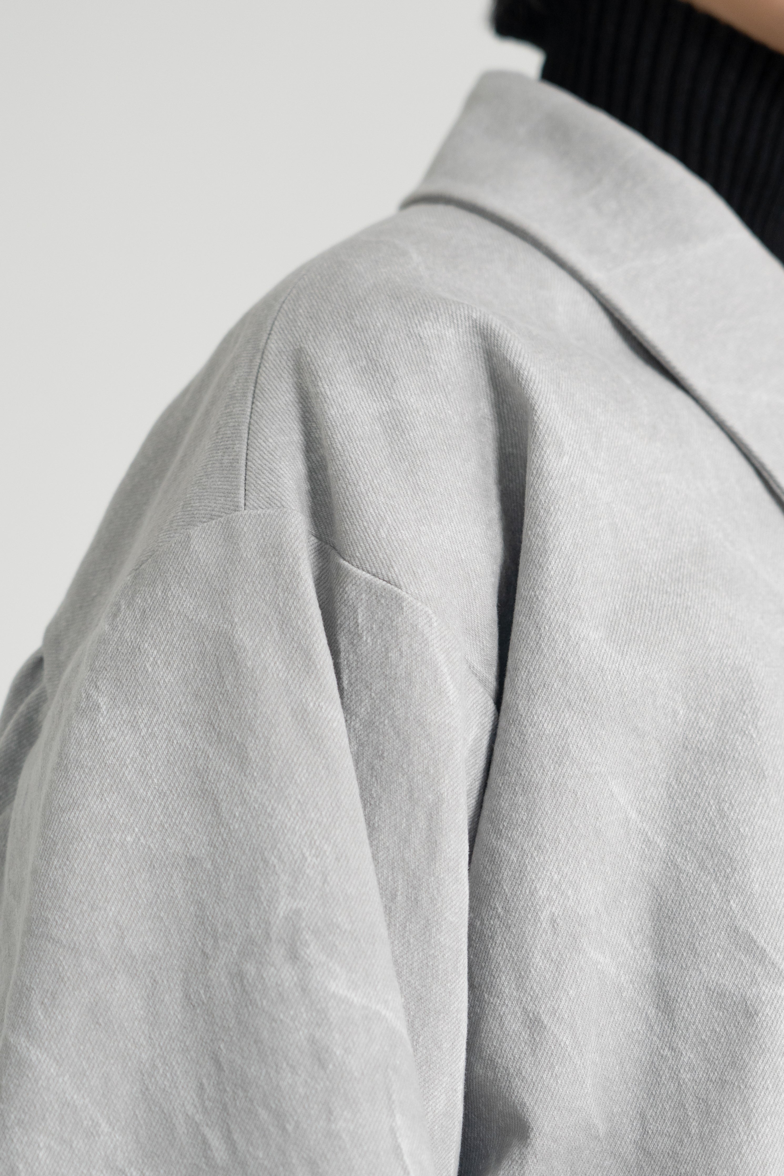 pigment shirring blouson