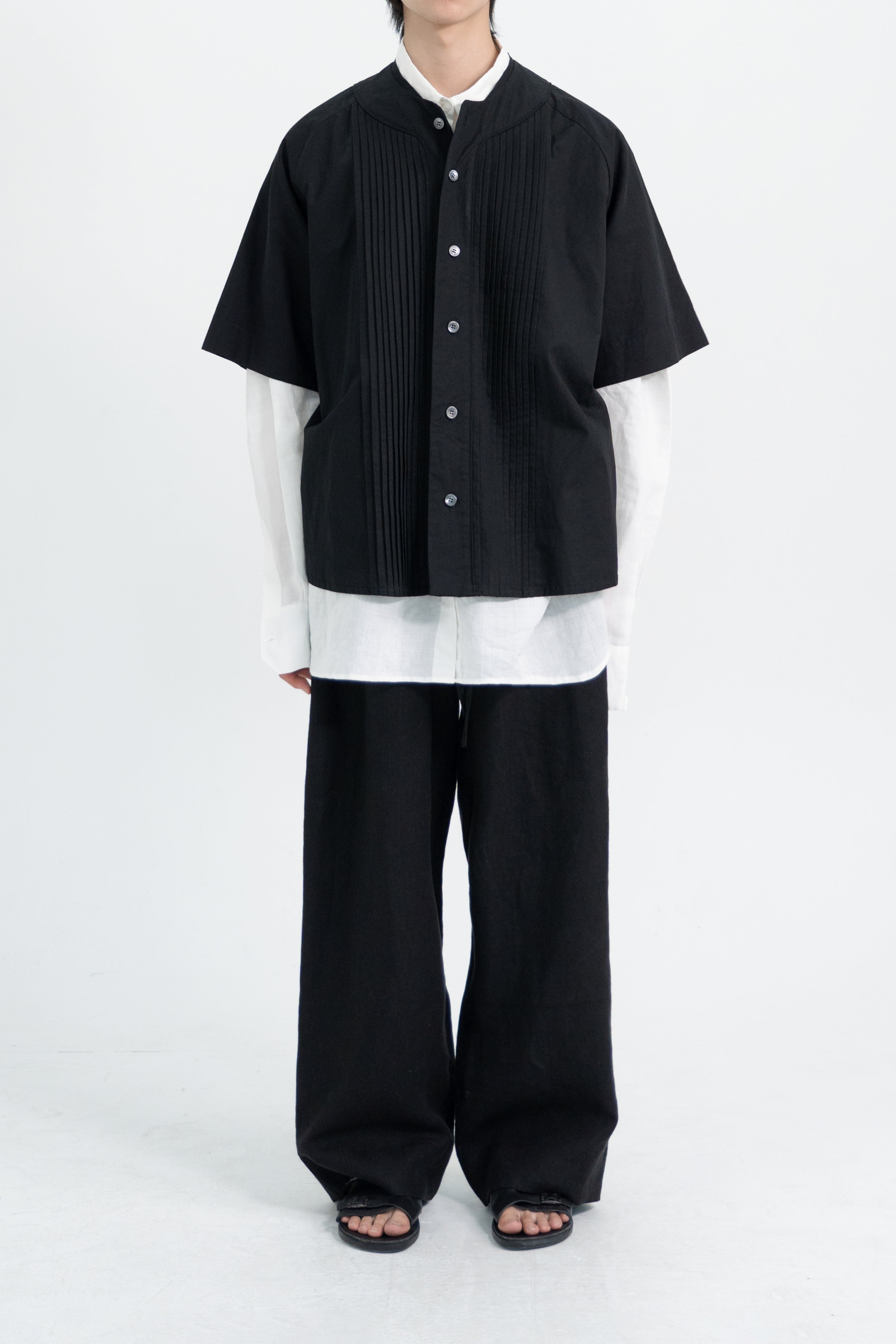 pintuck shirt