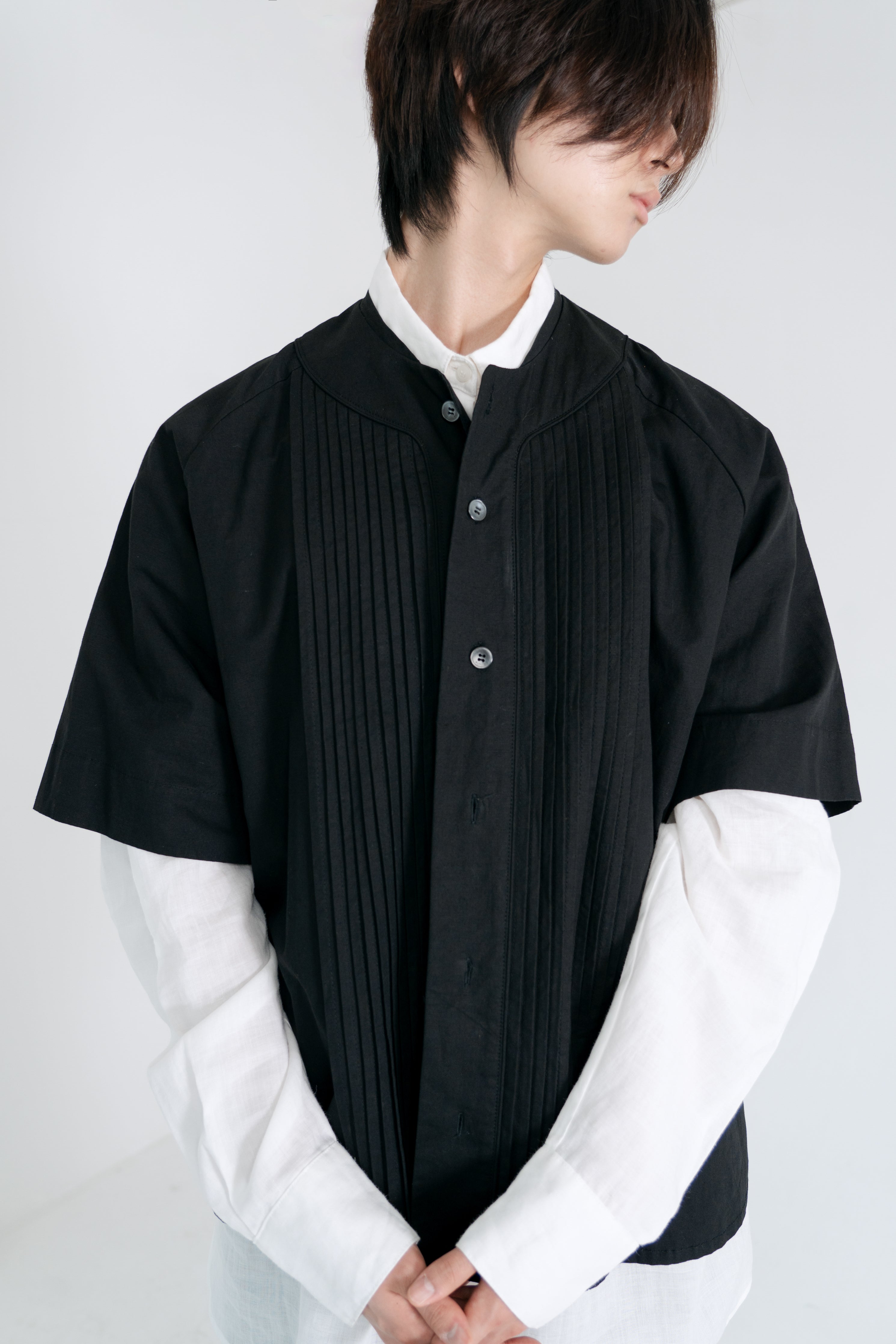 pintuck shirt