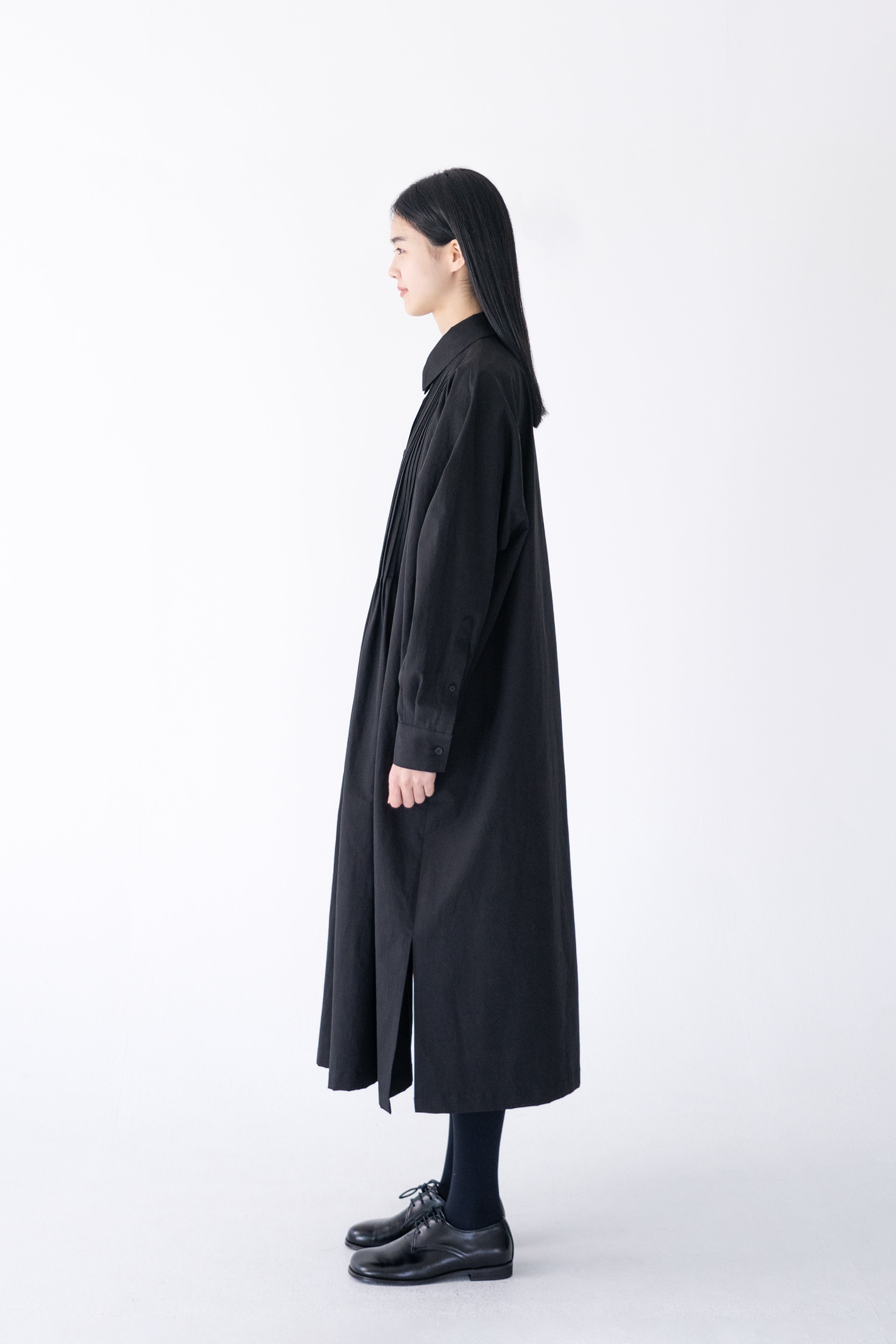 pintuck shirt dress