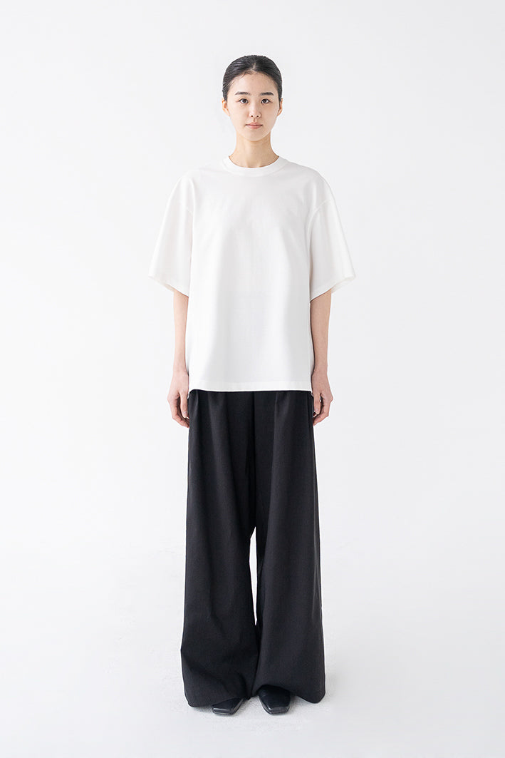 plain tuck pants