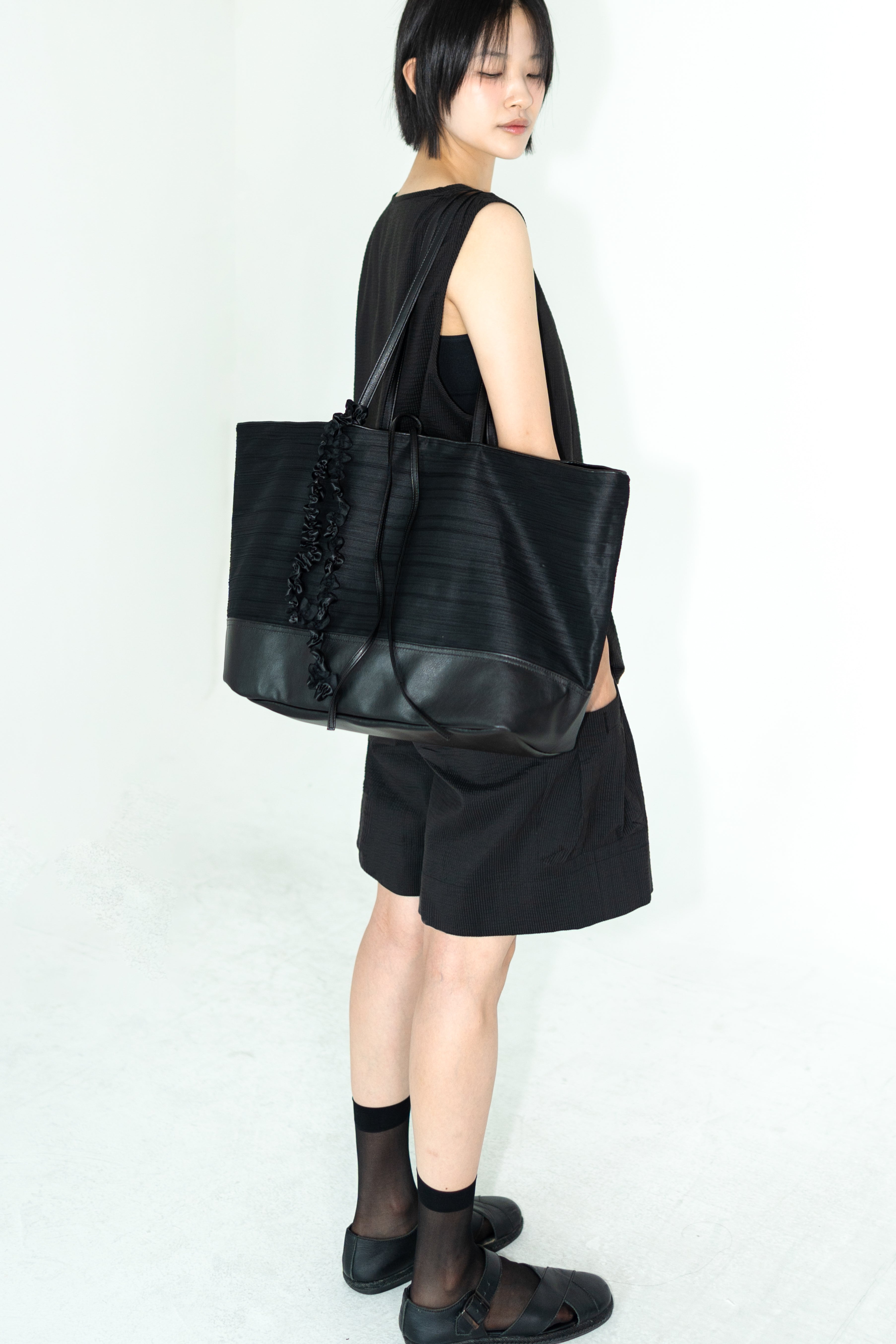 【STORE EXCLUSIVE】pleats shopper bag