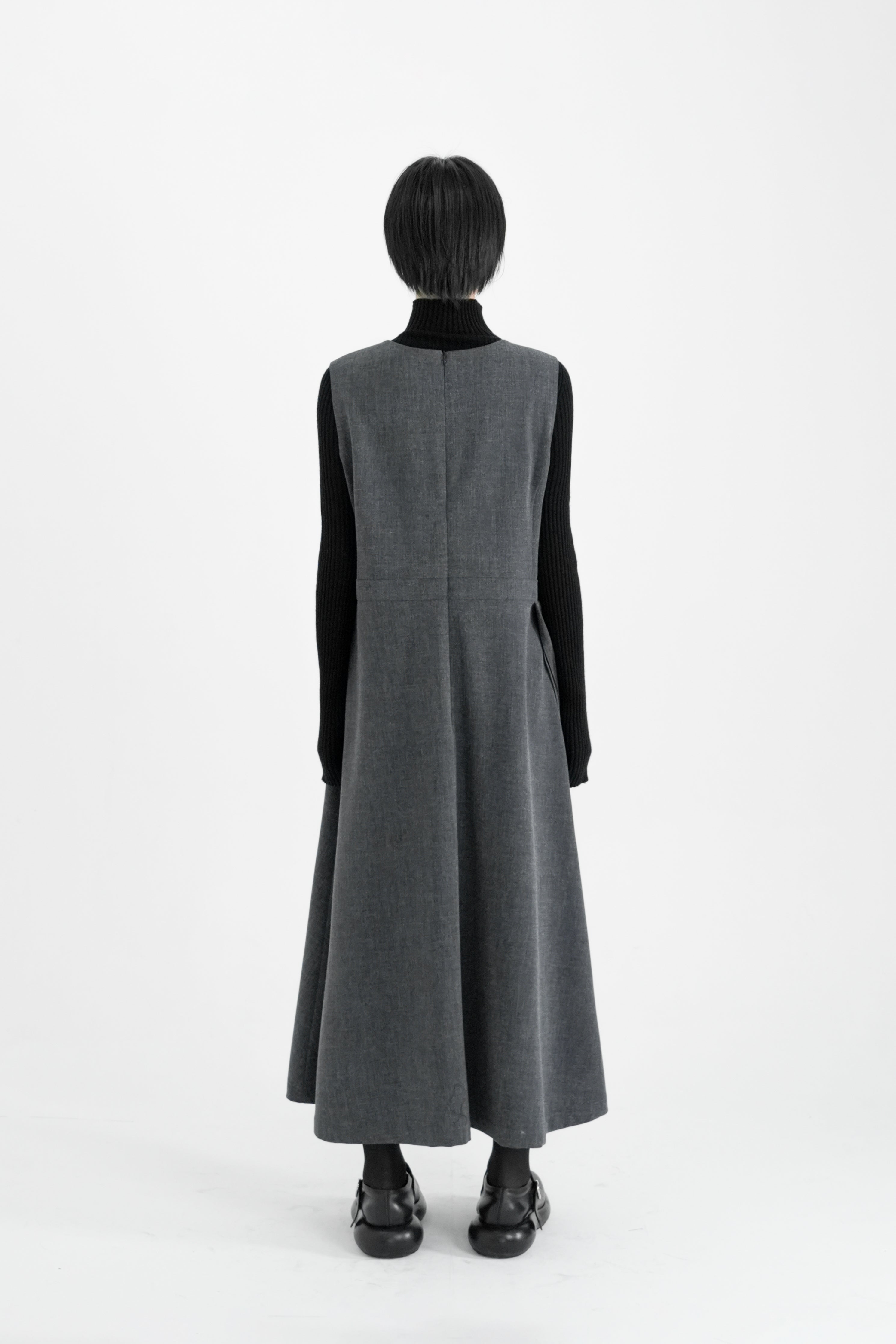 【STORE EXCLUSIVE】pleats wrap dress