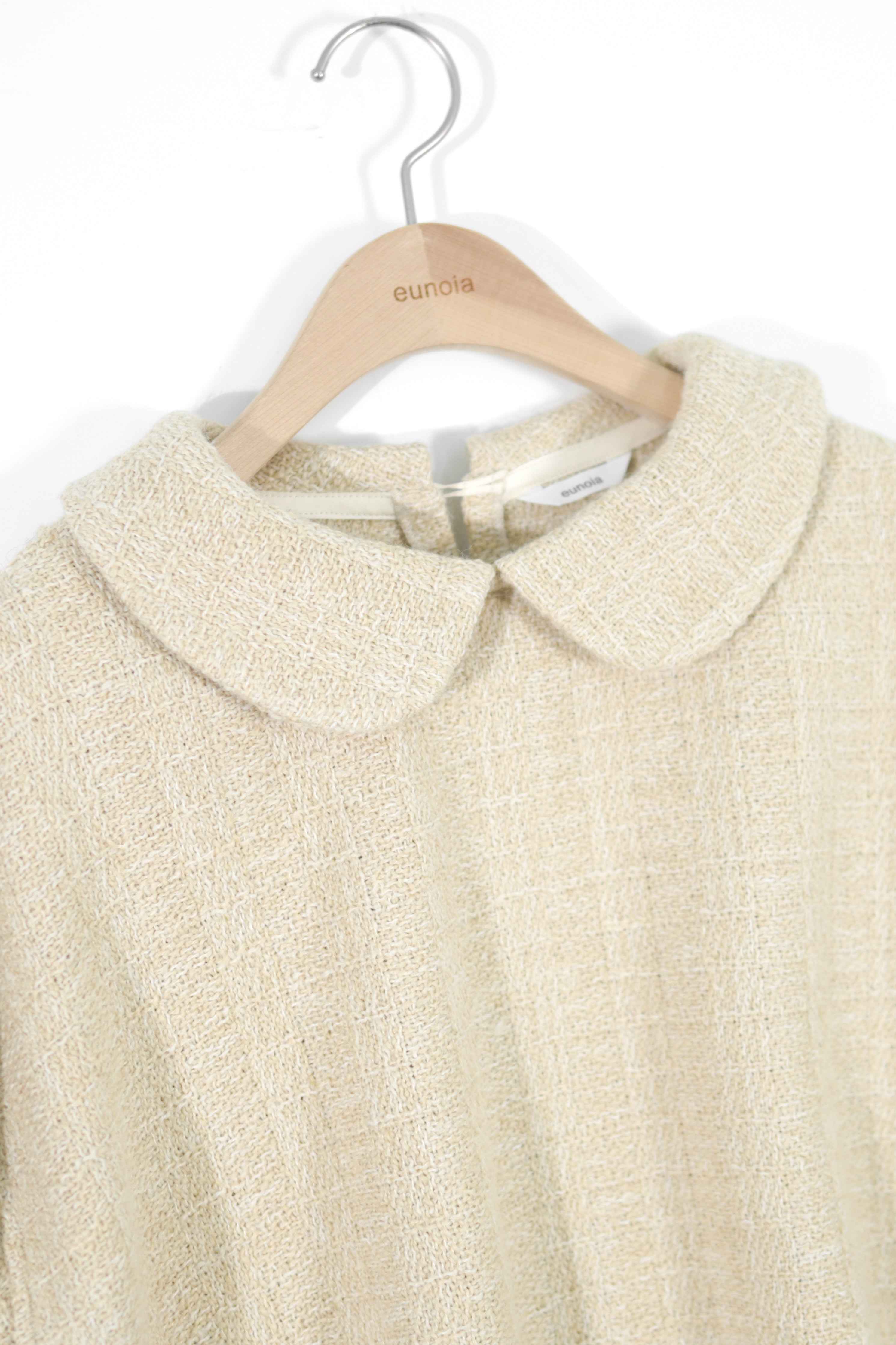 【STORE EXCLUSIVE】round collar knitted top