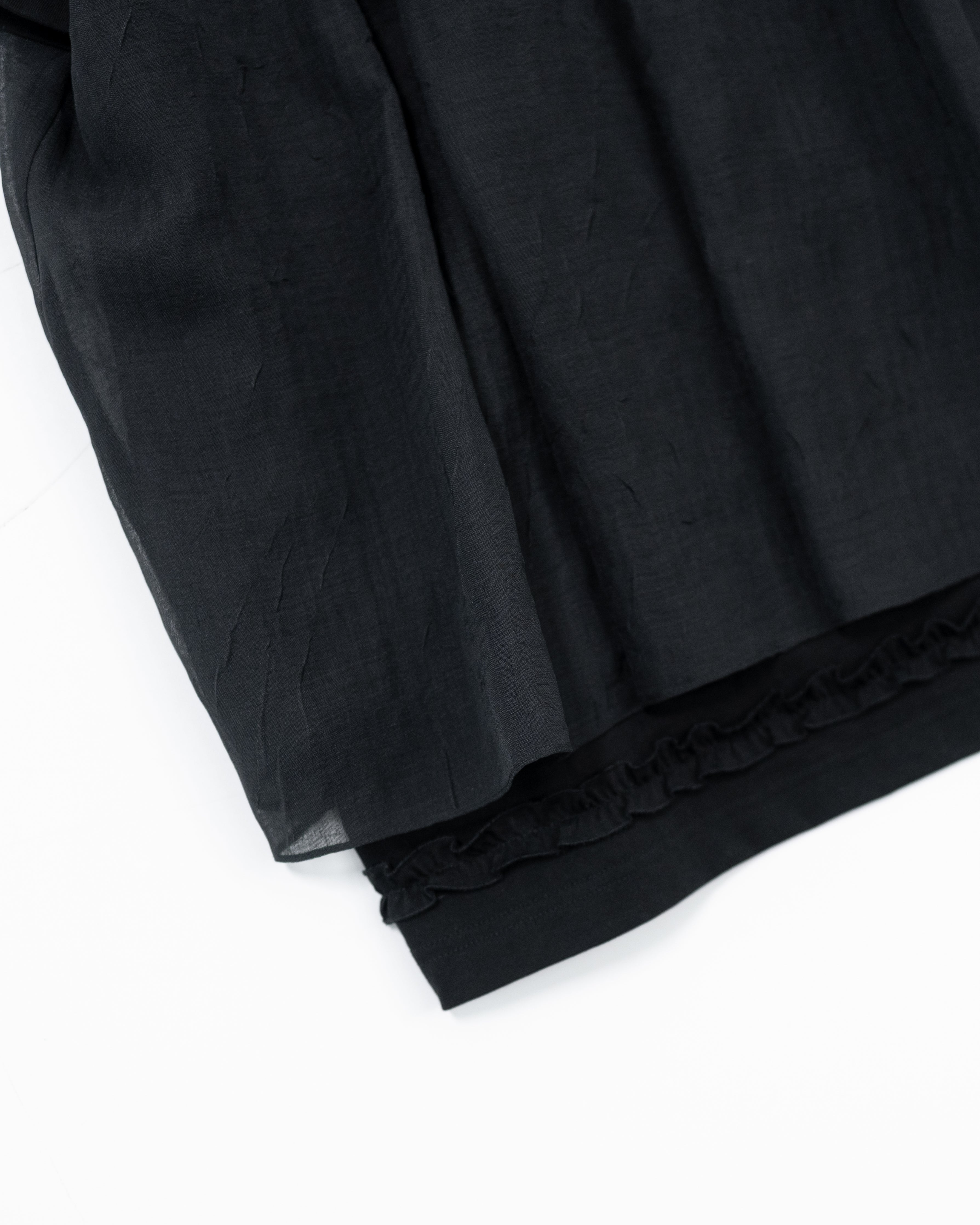 s/s organza layer t shirt