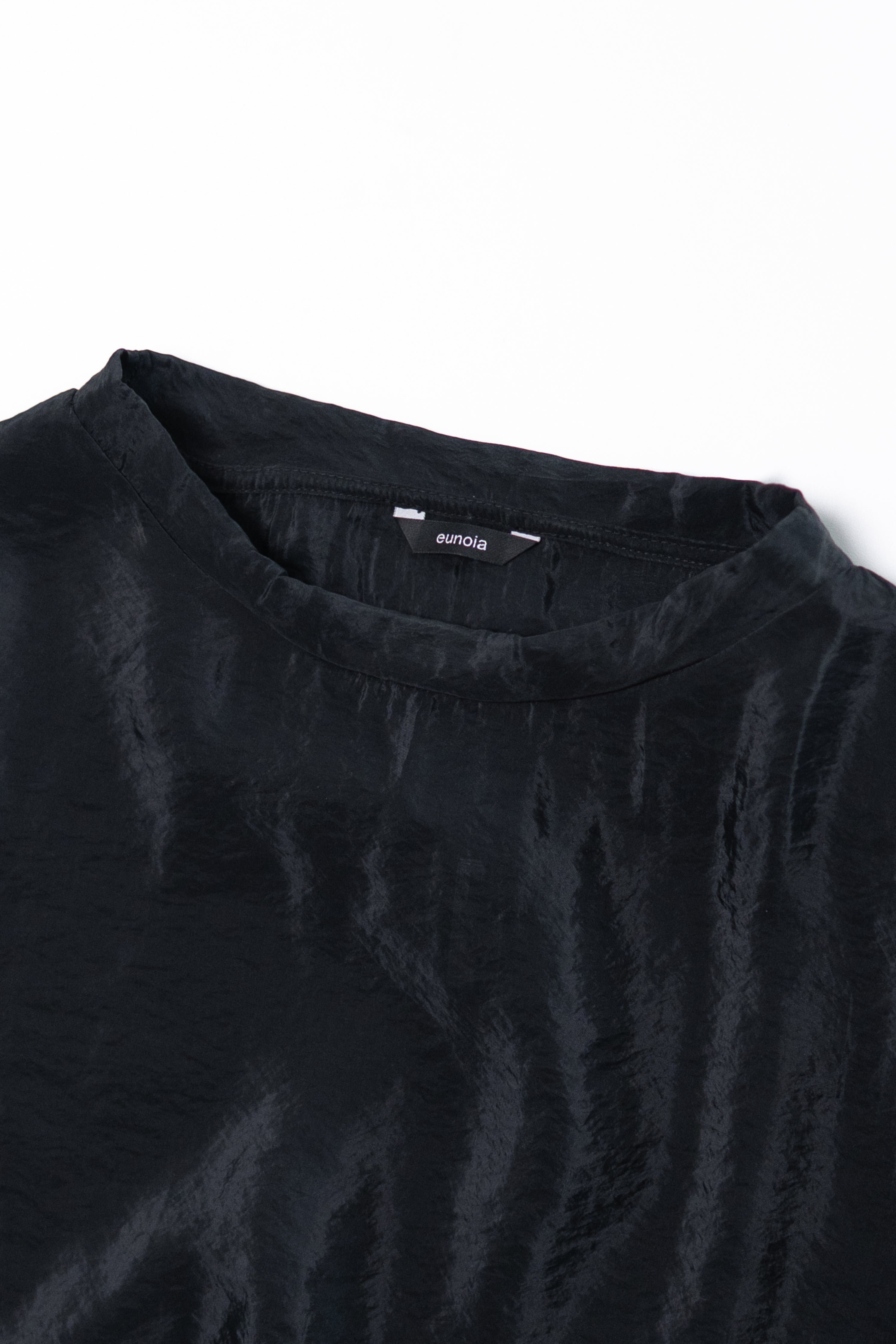 shine half neck blouse