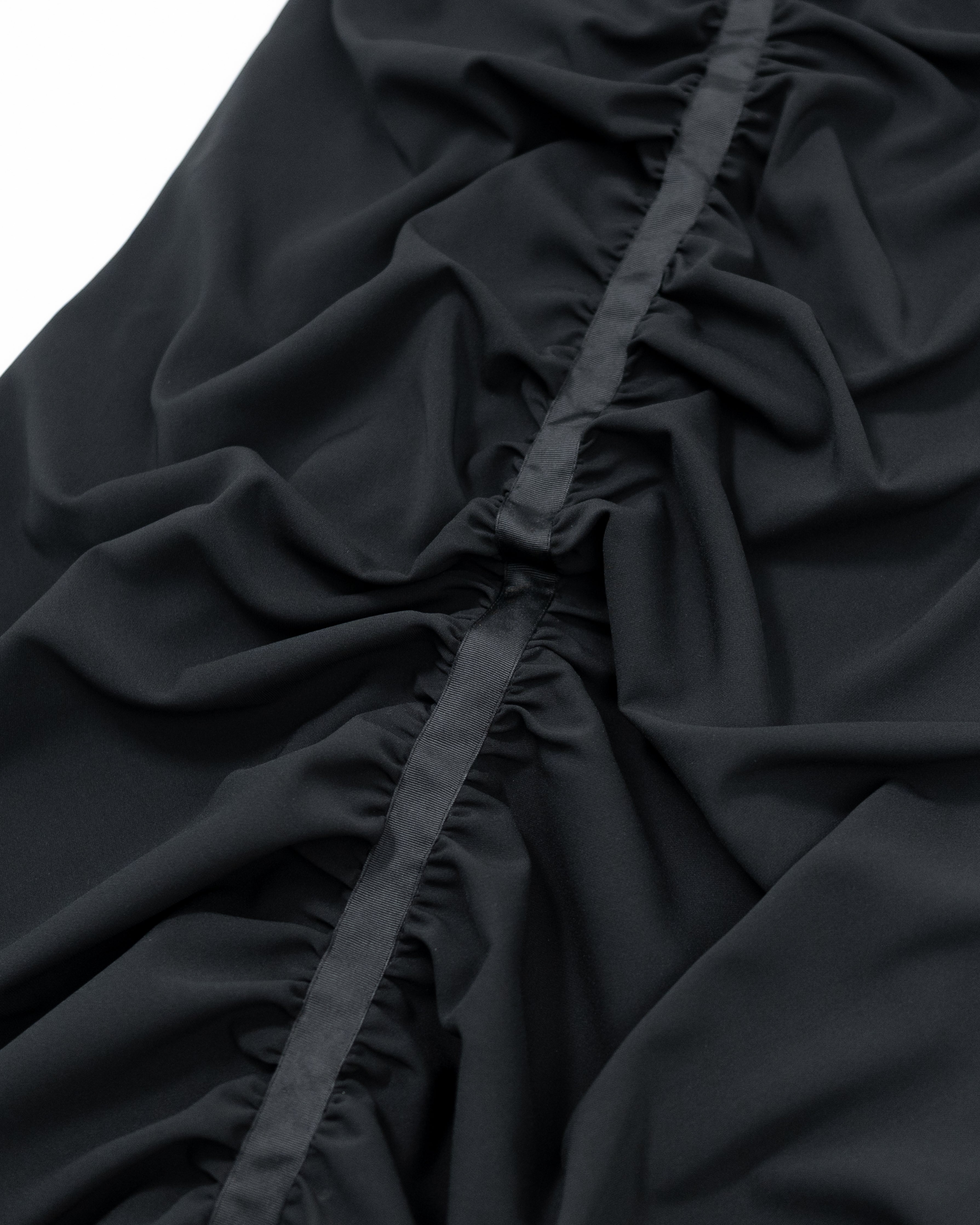 shirring long dress