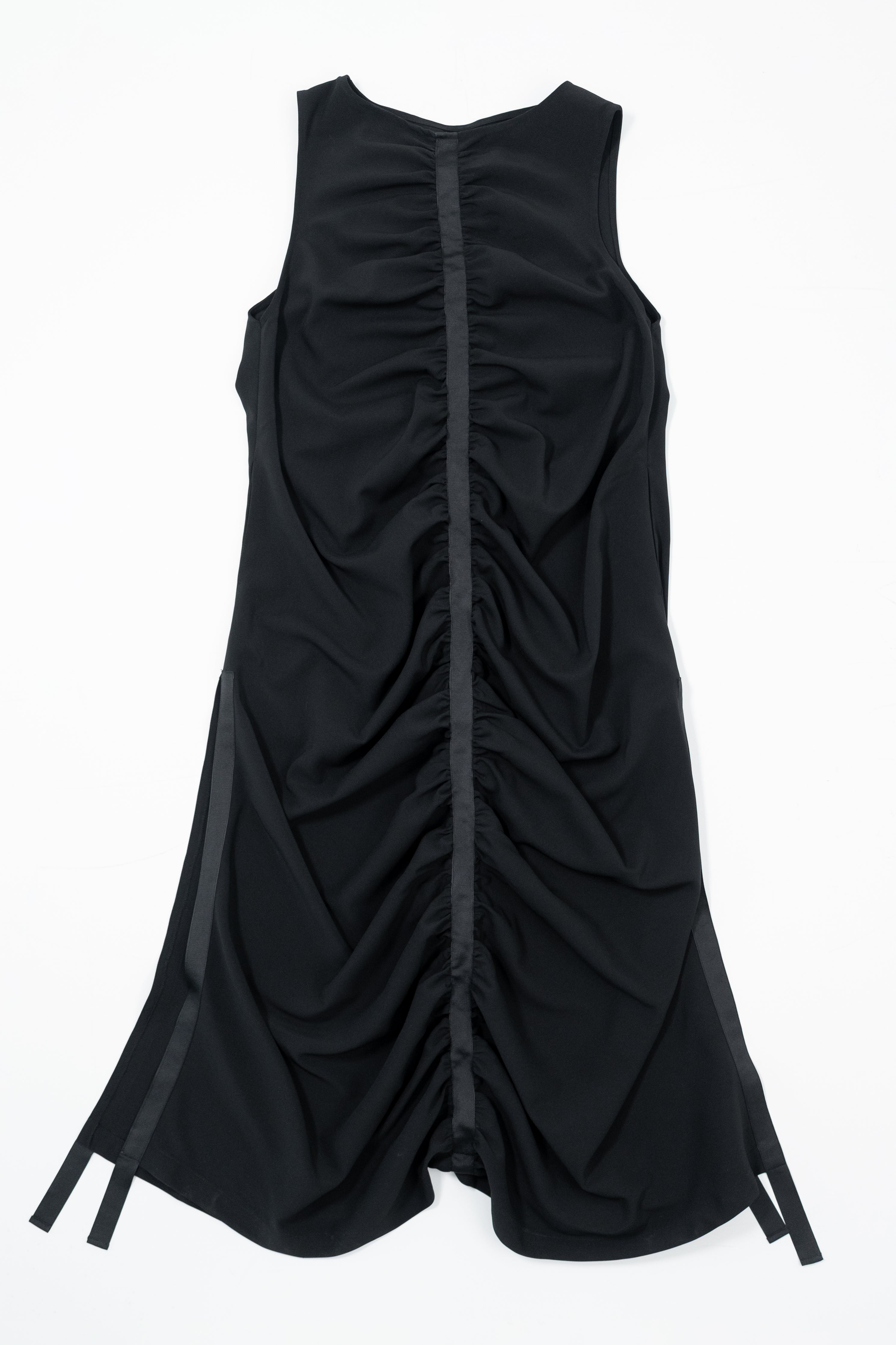 shirring long dress