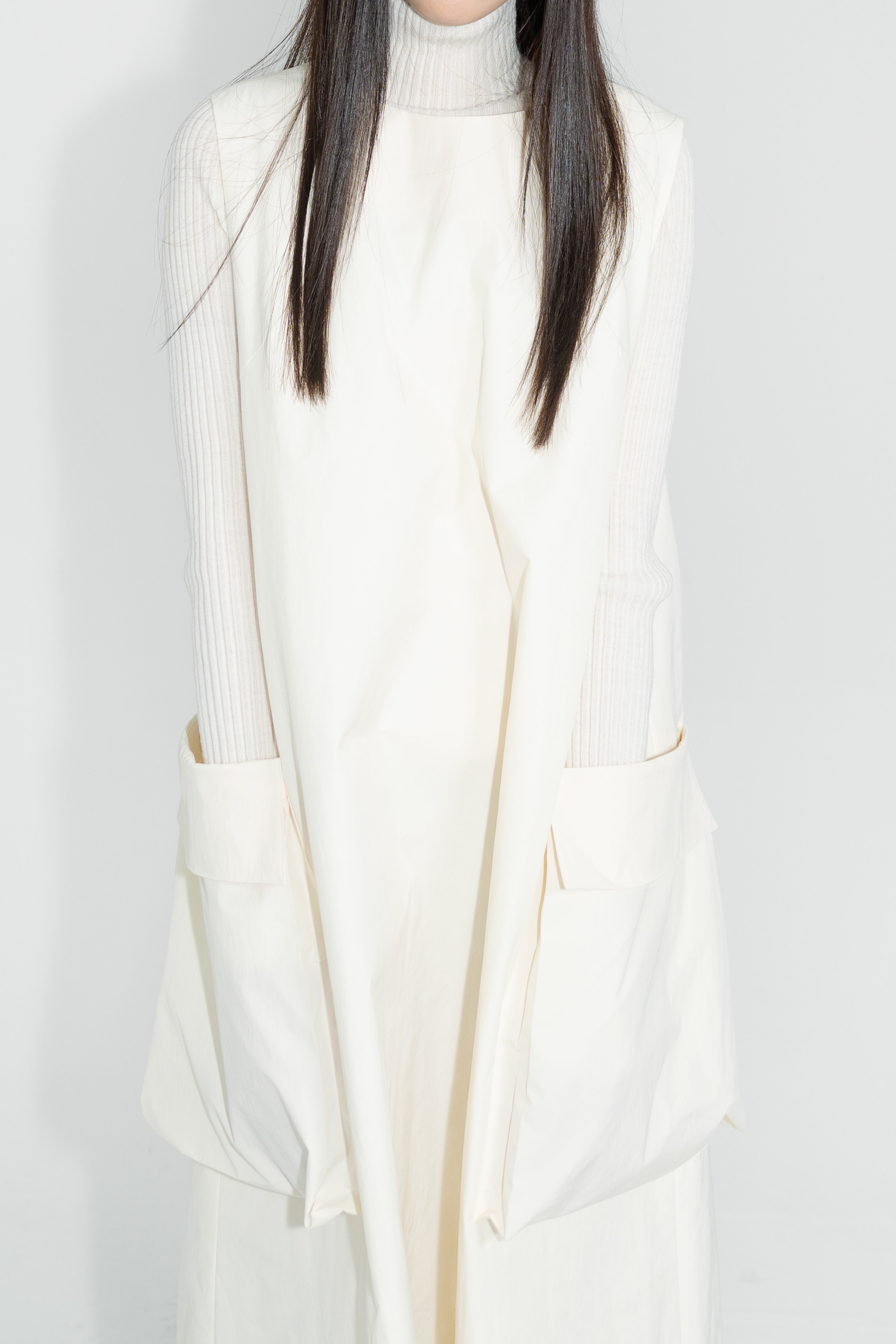 side pocket padding dress