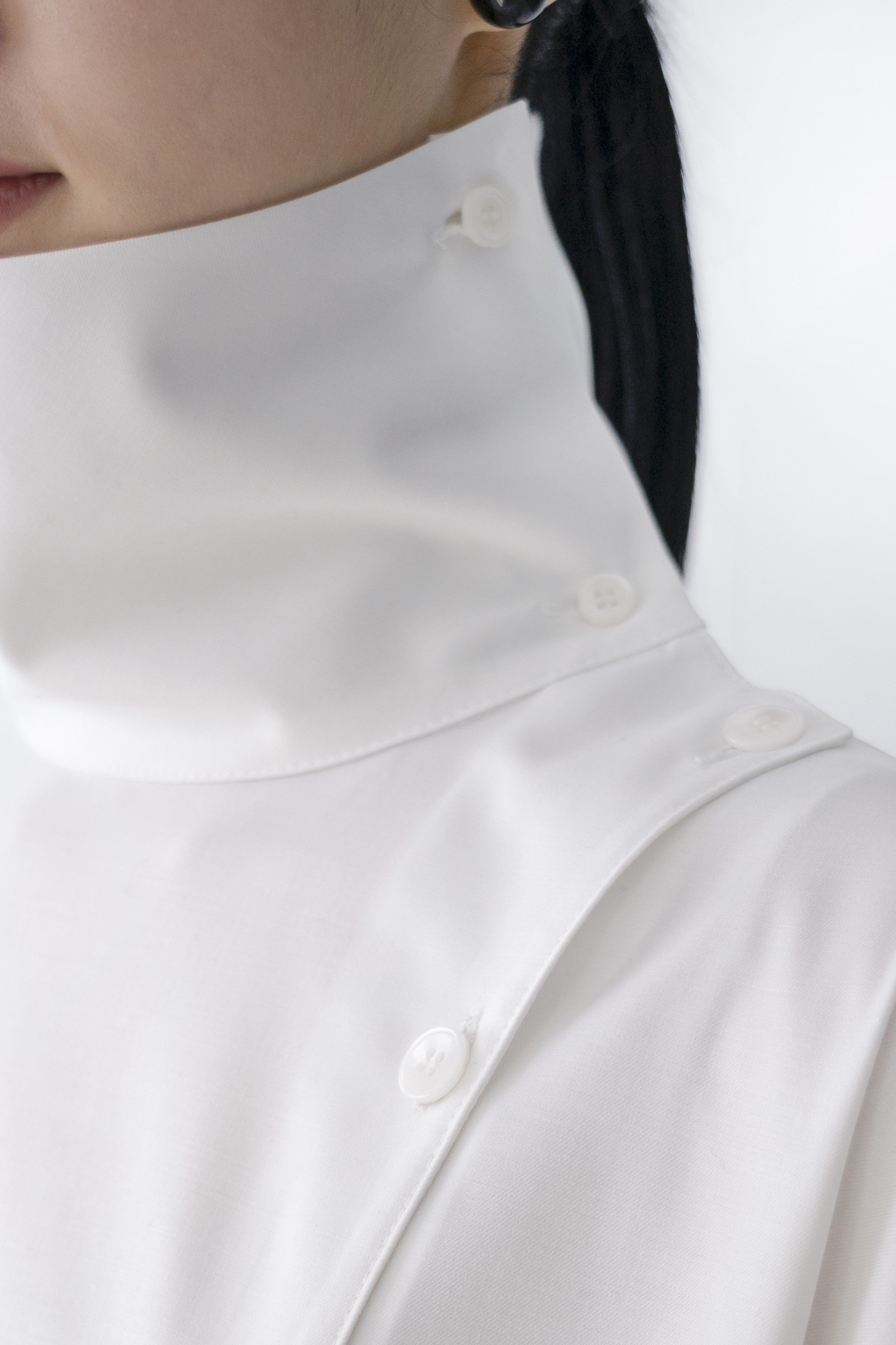 【STORE EXCLUSIVE】sideway collar shirt
