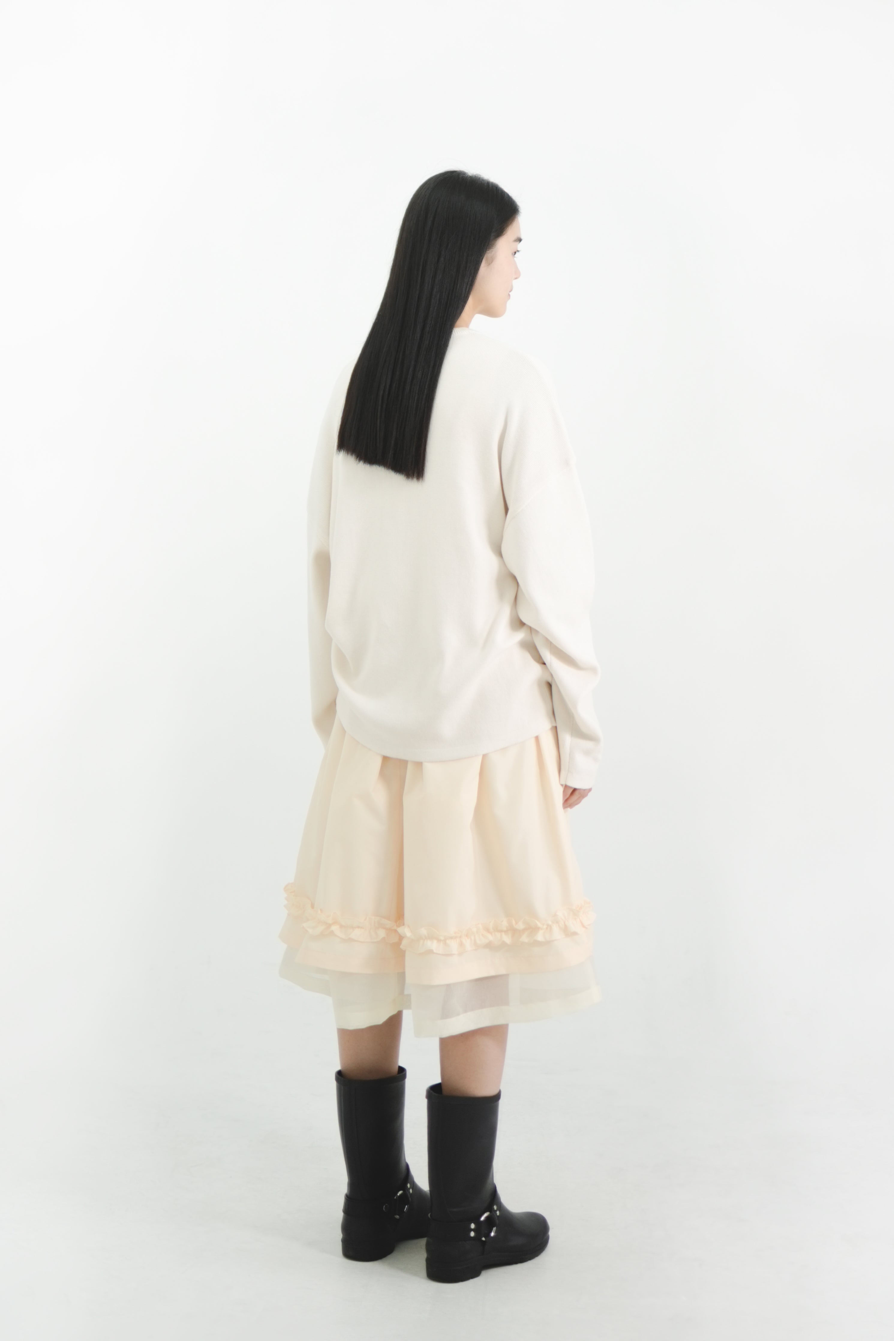 sleeveless shirring dress