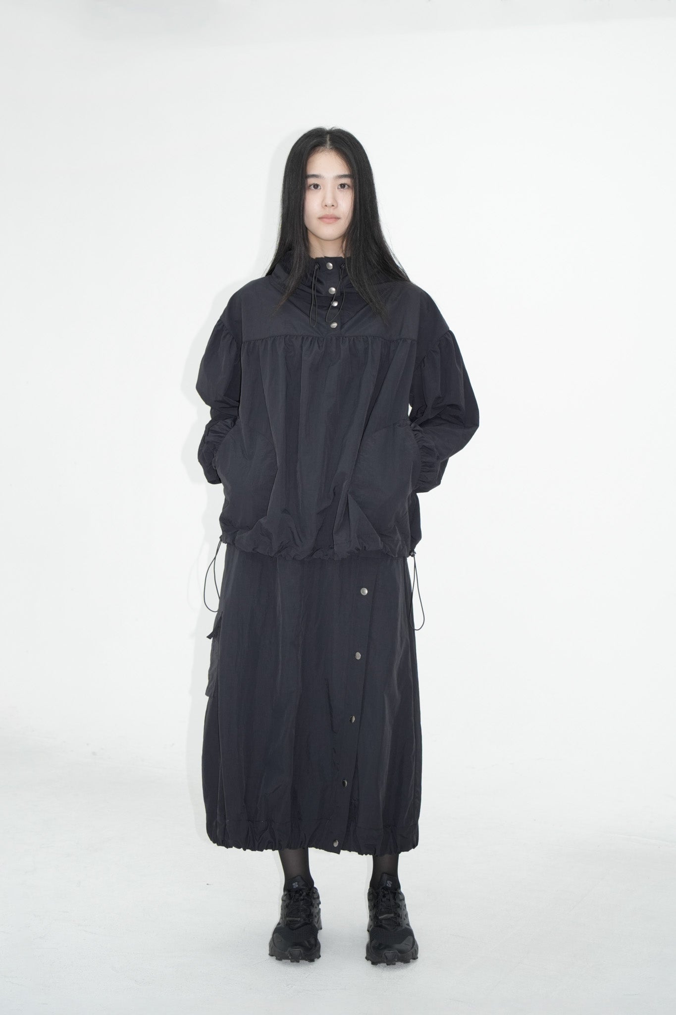 【STORE EXCLUSIVE】snap button string skirt