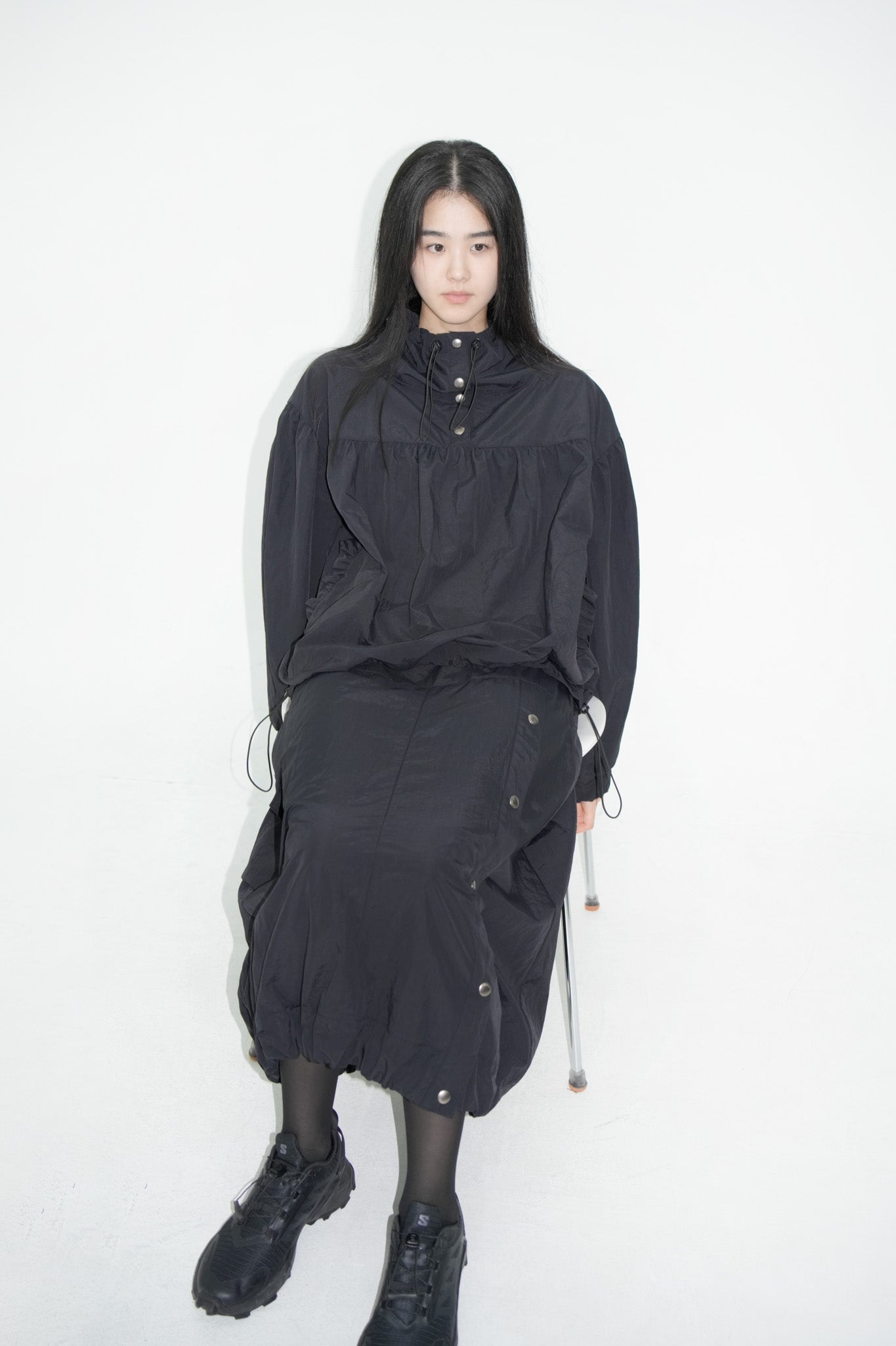 【STORE EXCLUSIVE】snap button string skirt