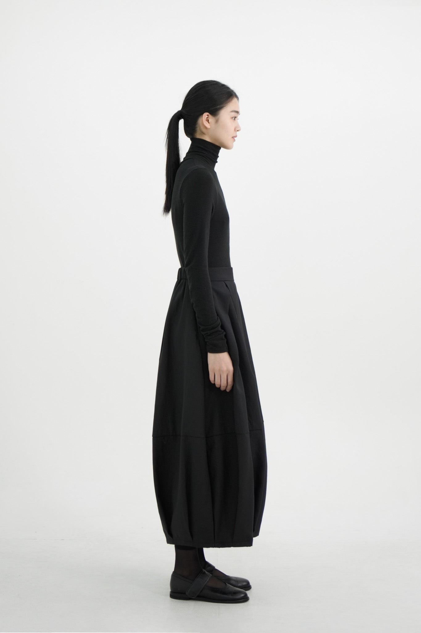 【STORE EXCLUSIVE】tulip volume wool skirt