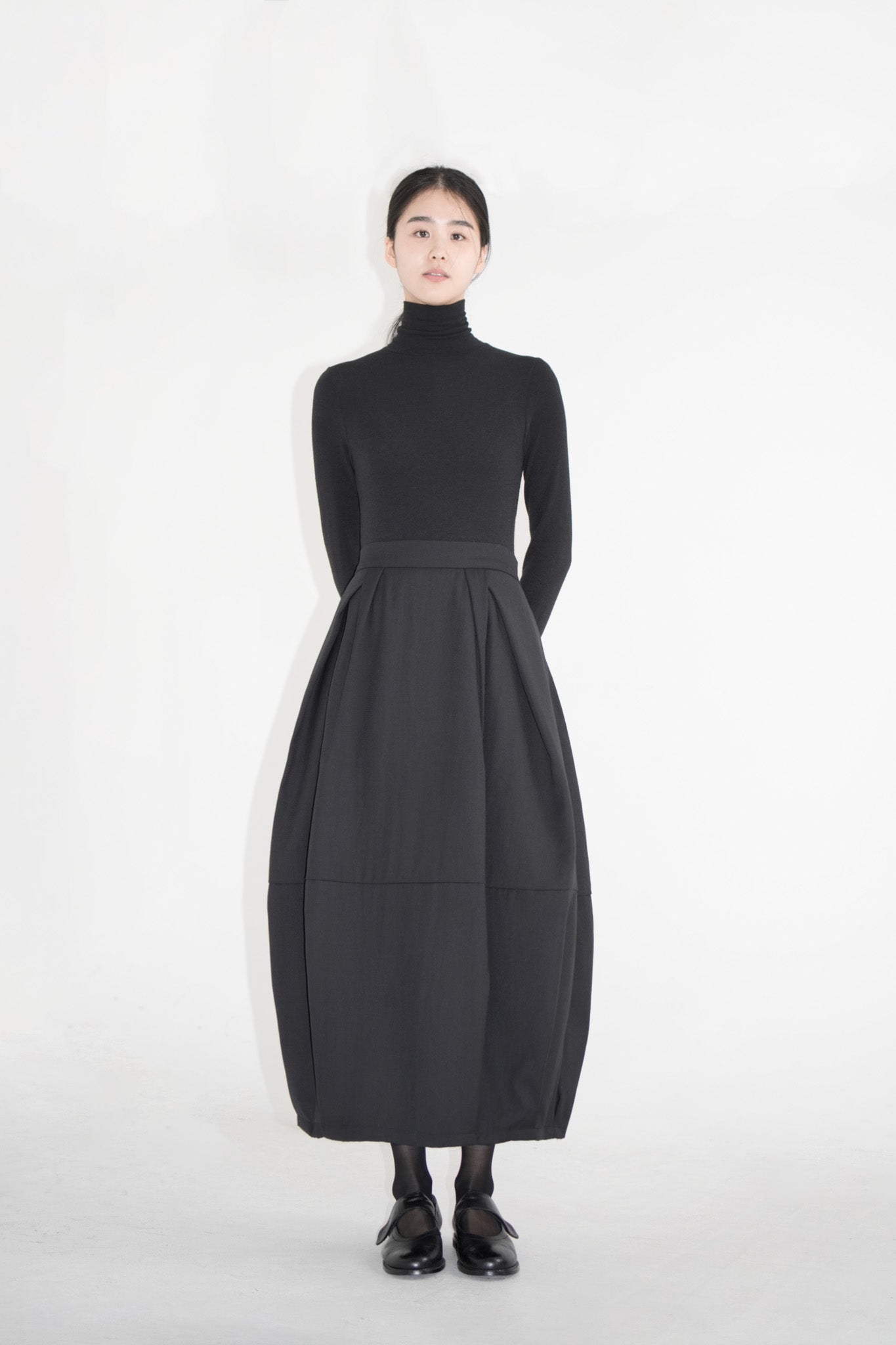 【STORE EXCLUSIVE】tulip volume wool skirt