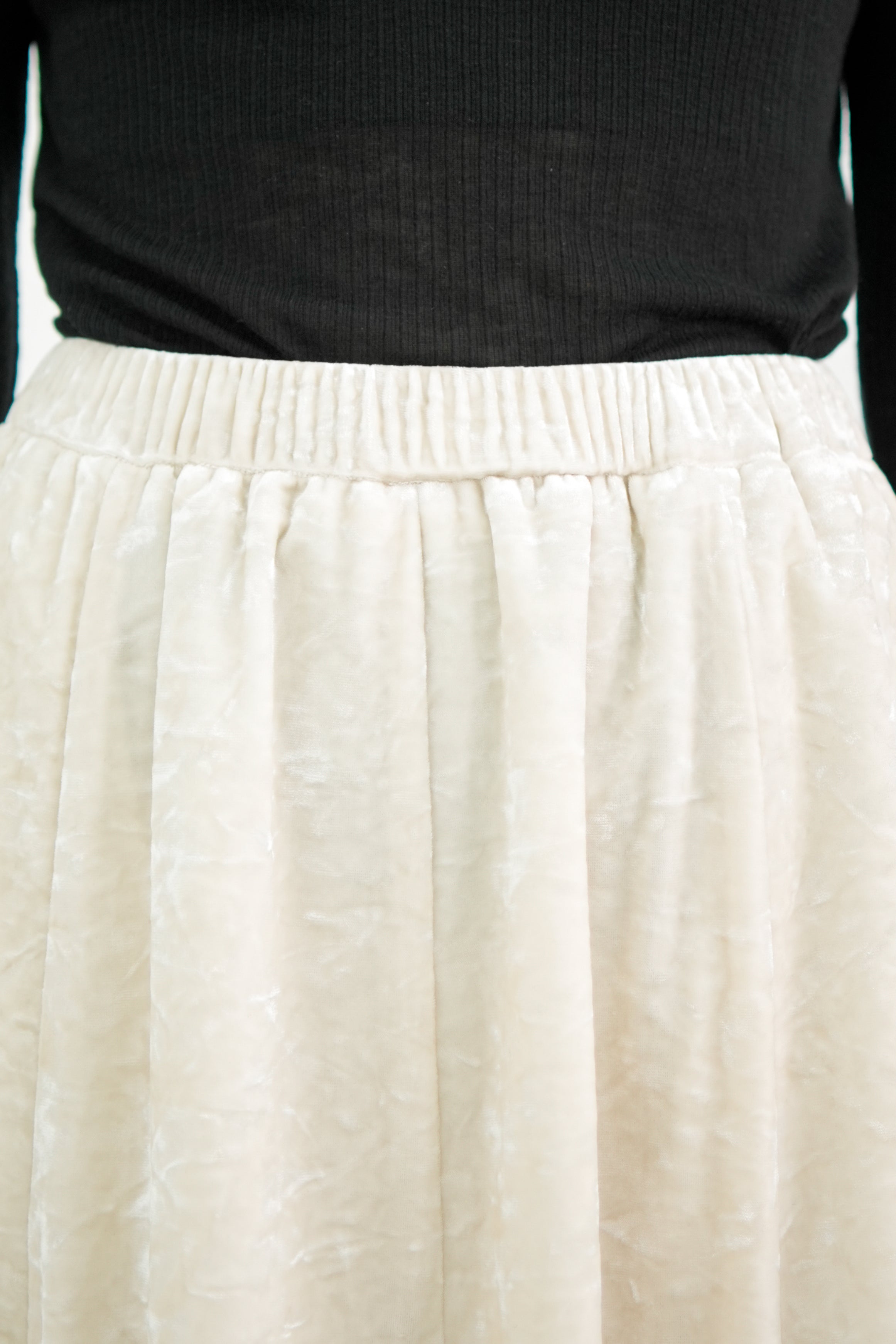 【STORE EXCLUSIVE】velvet leaf skirt