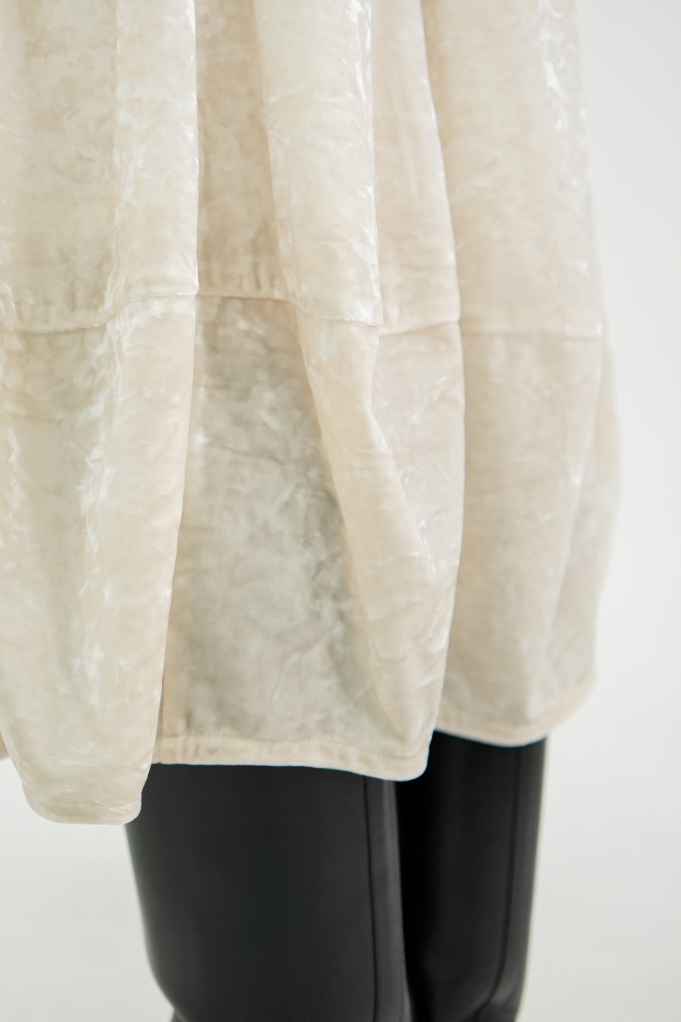 【STORE EXCLUSIVE】velvet leaf skirt
