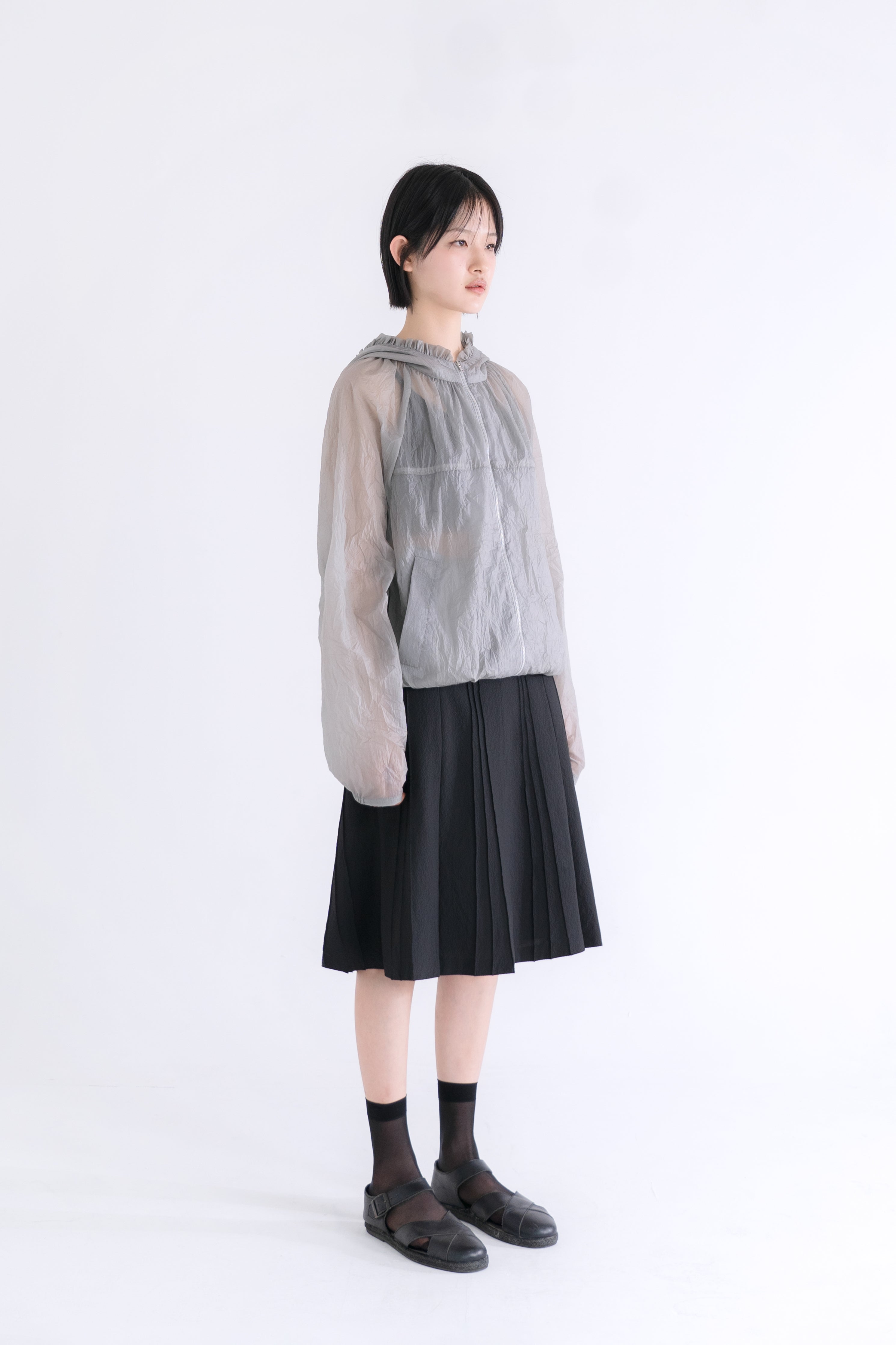 wind sheer wooded jacket