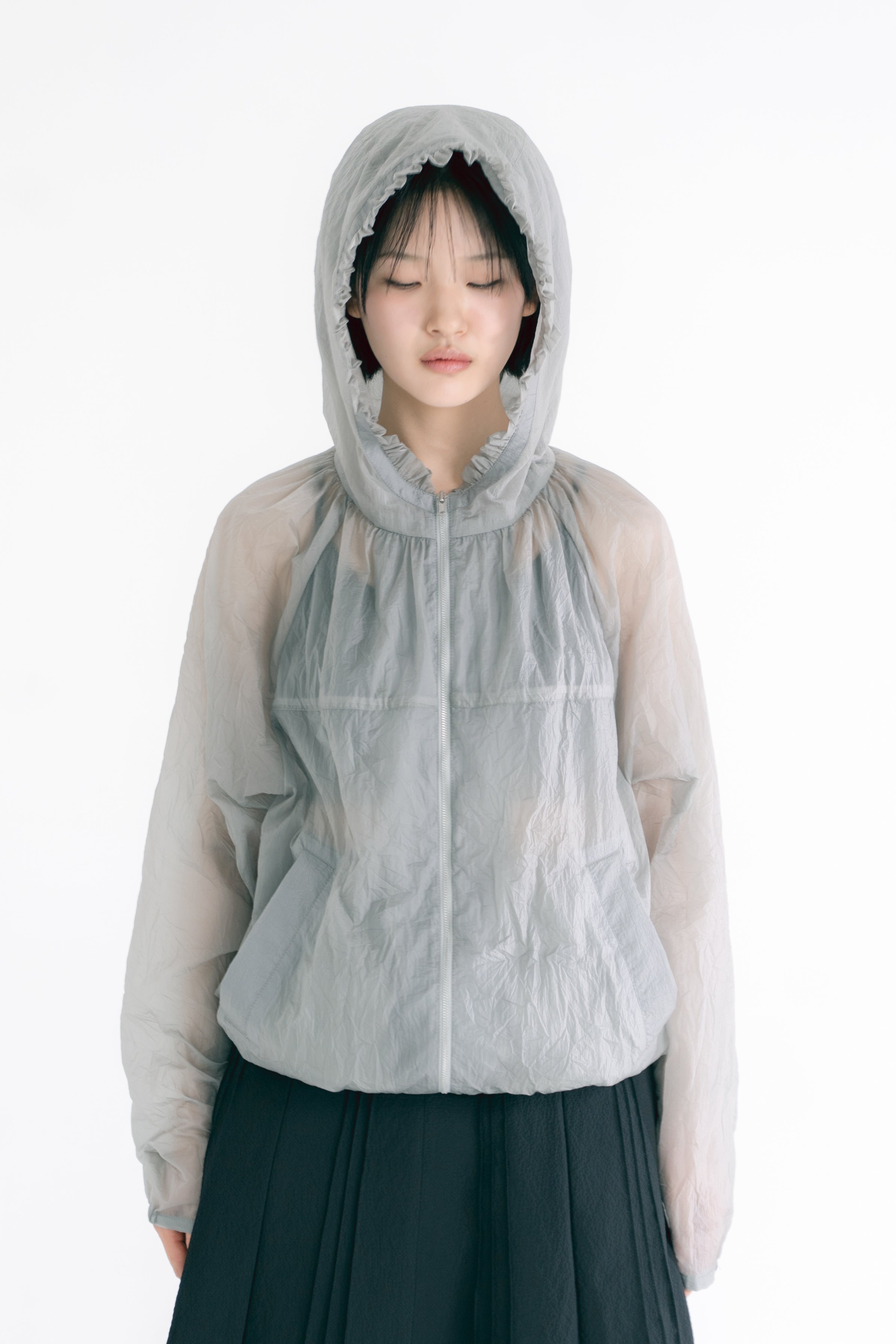 wind sheer wooded jacket