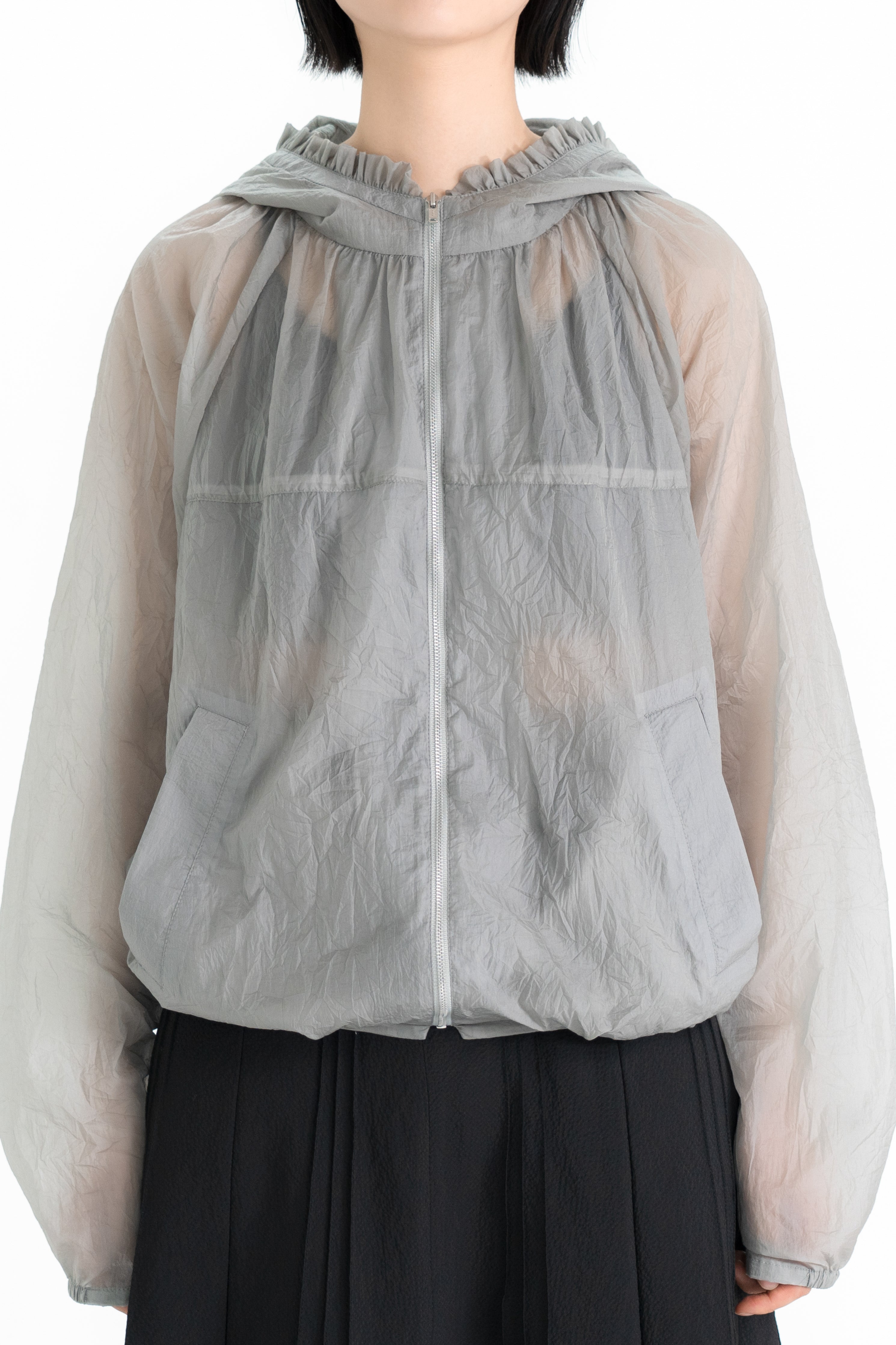 wind sheer wooded jacket