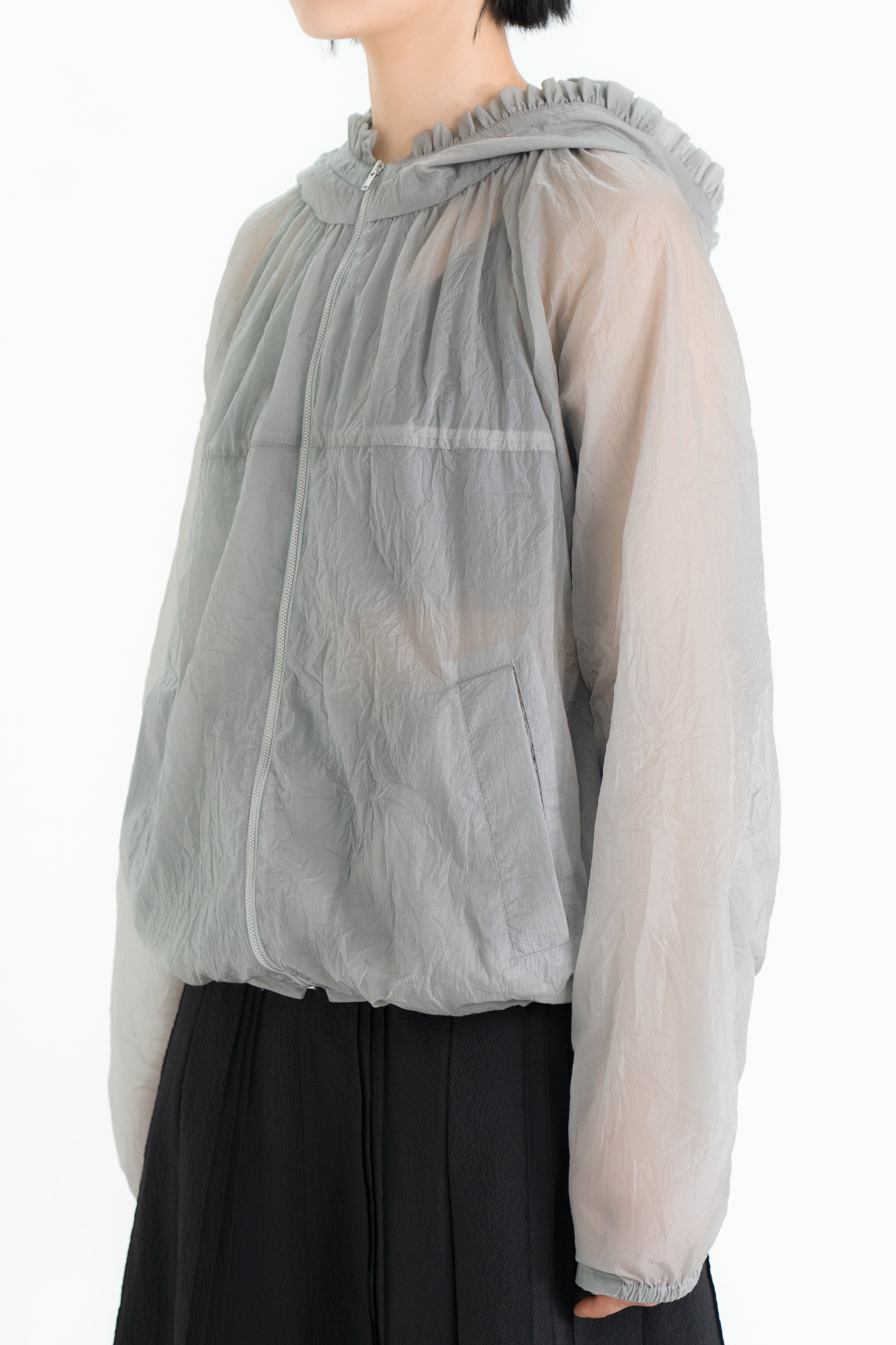 wind sheer wooded jacket