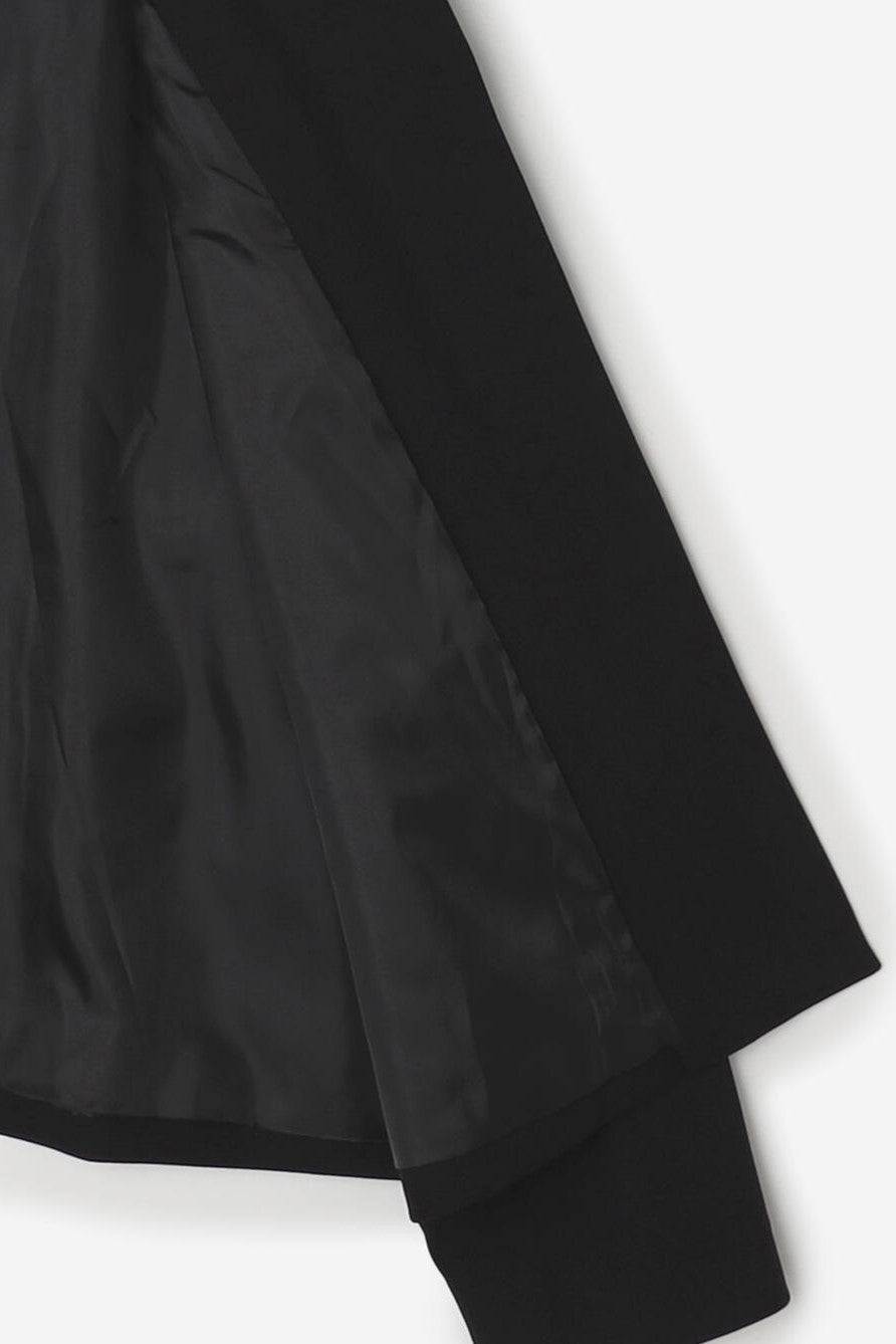 stand collar wool jacket