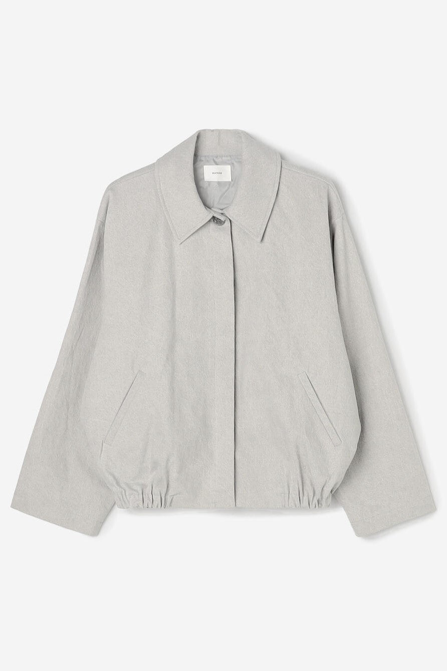 pigment shirring blouson
