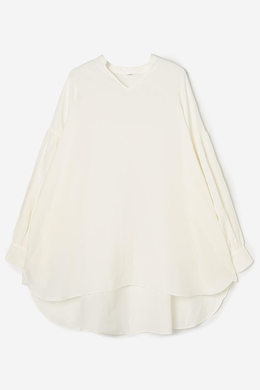 shirring over blouse