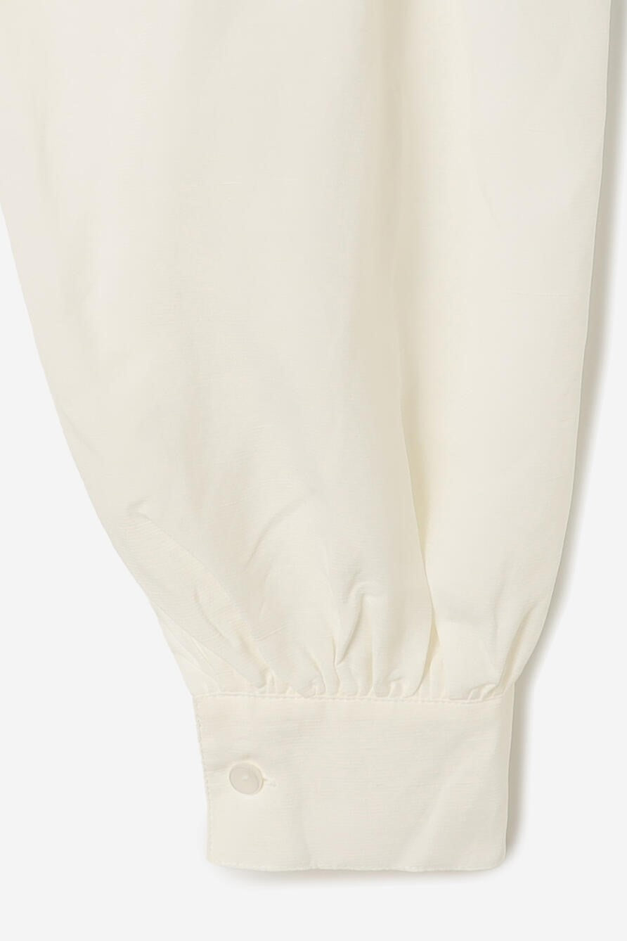 shirring over blouse