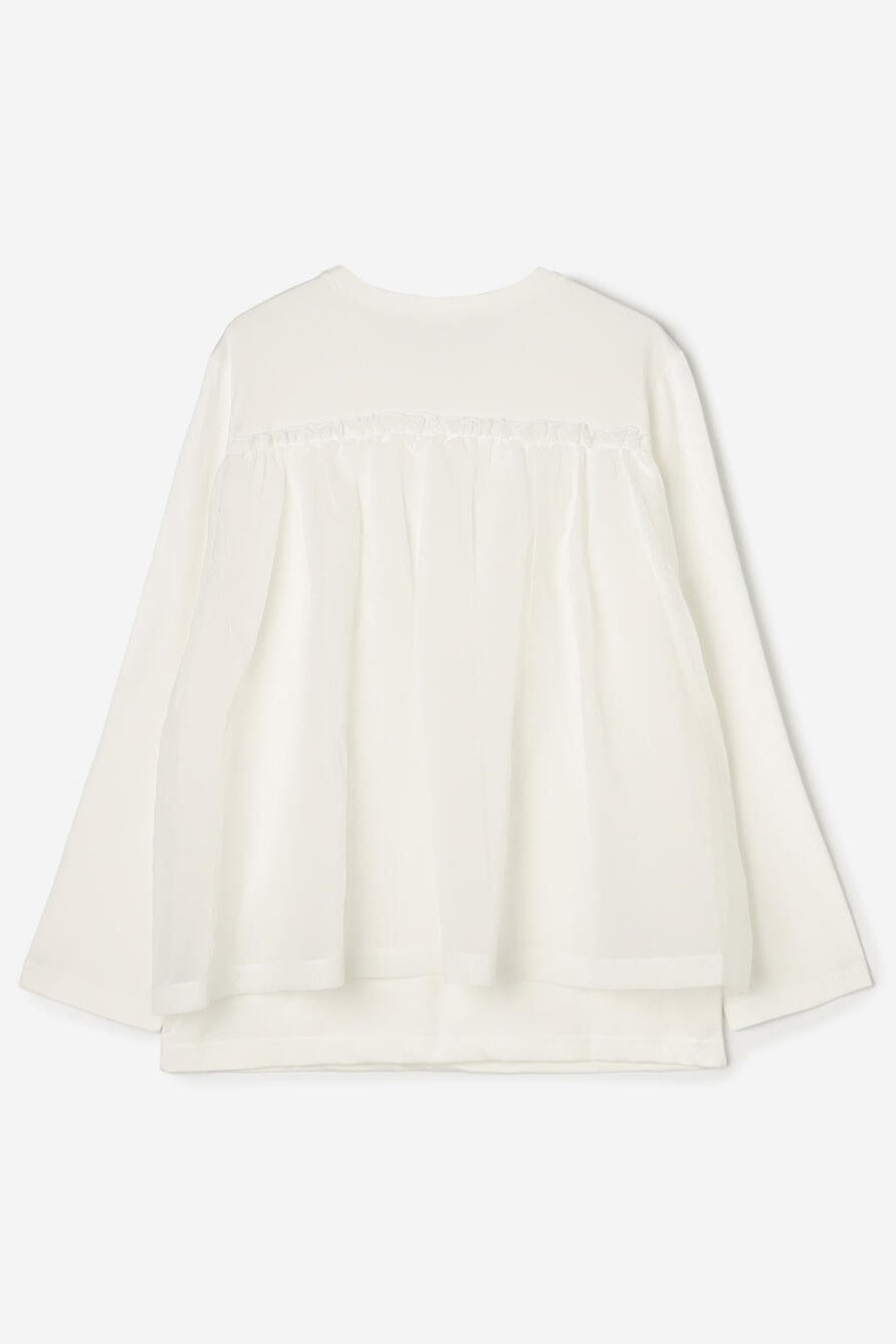 organza frill layer t shirt