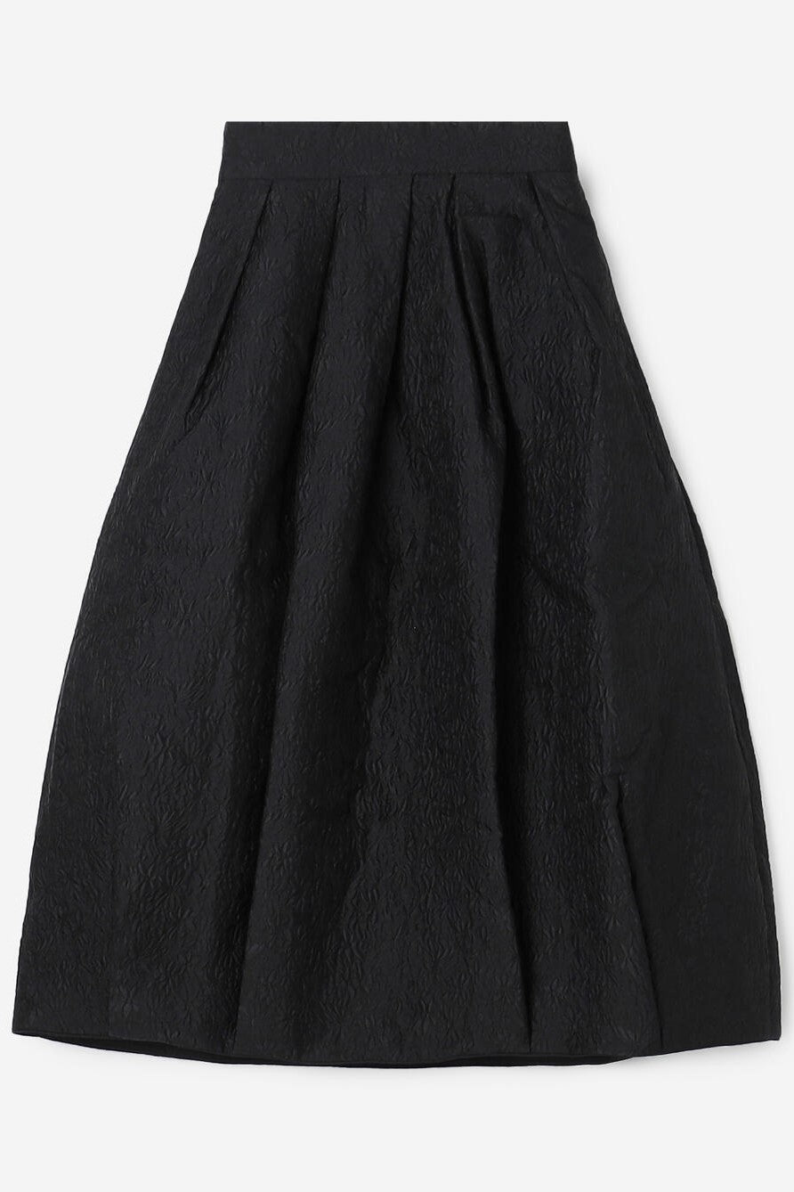 jacquard volume skirt
