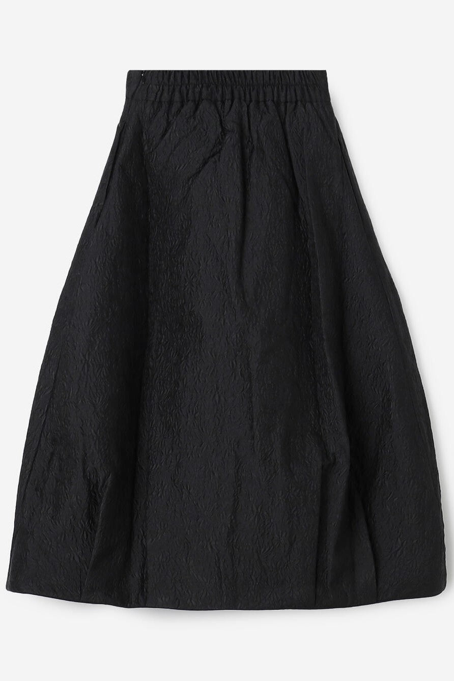 jacquard volume skirt
