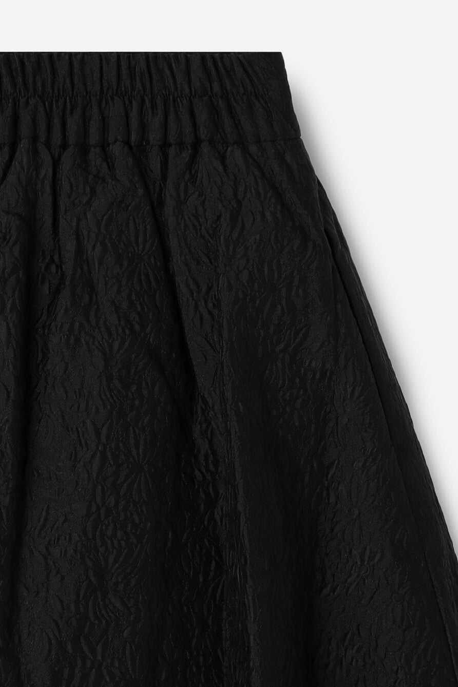 jacquard volume skirt