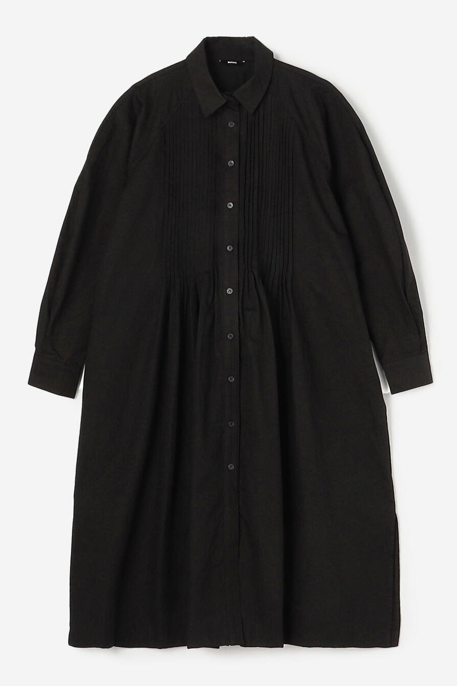 pintuck shirt dress