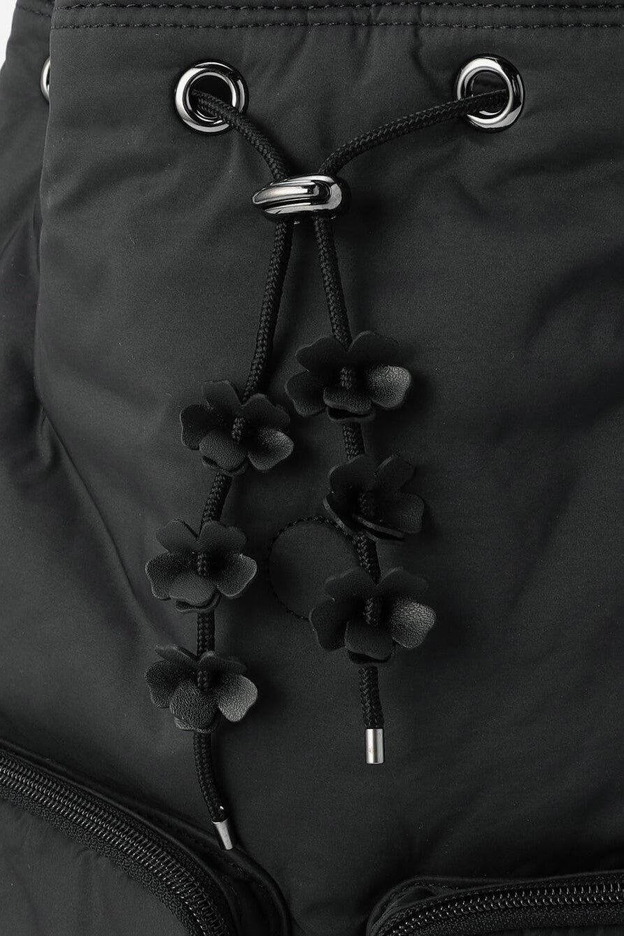 flower padding backpack