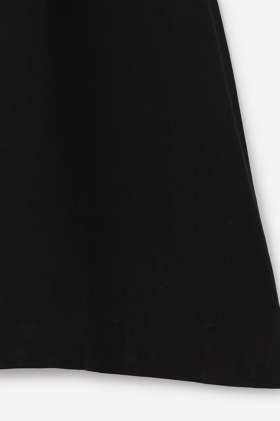 string button pintuck dress