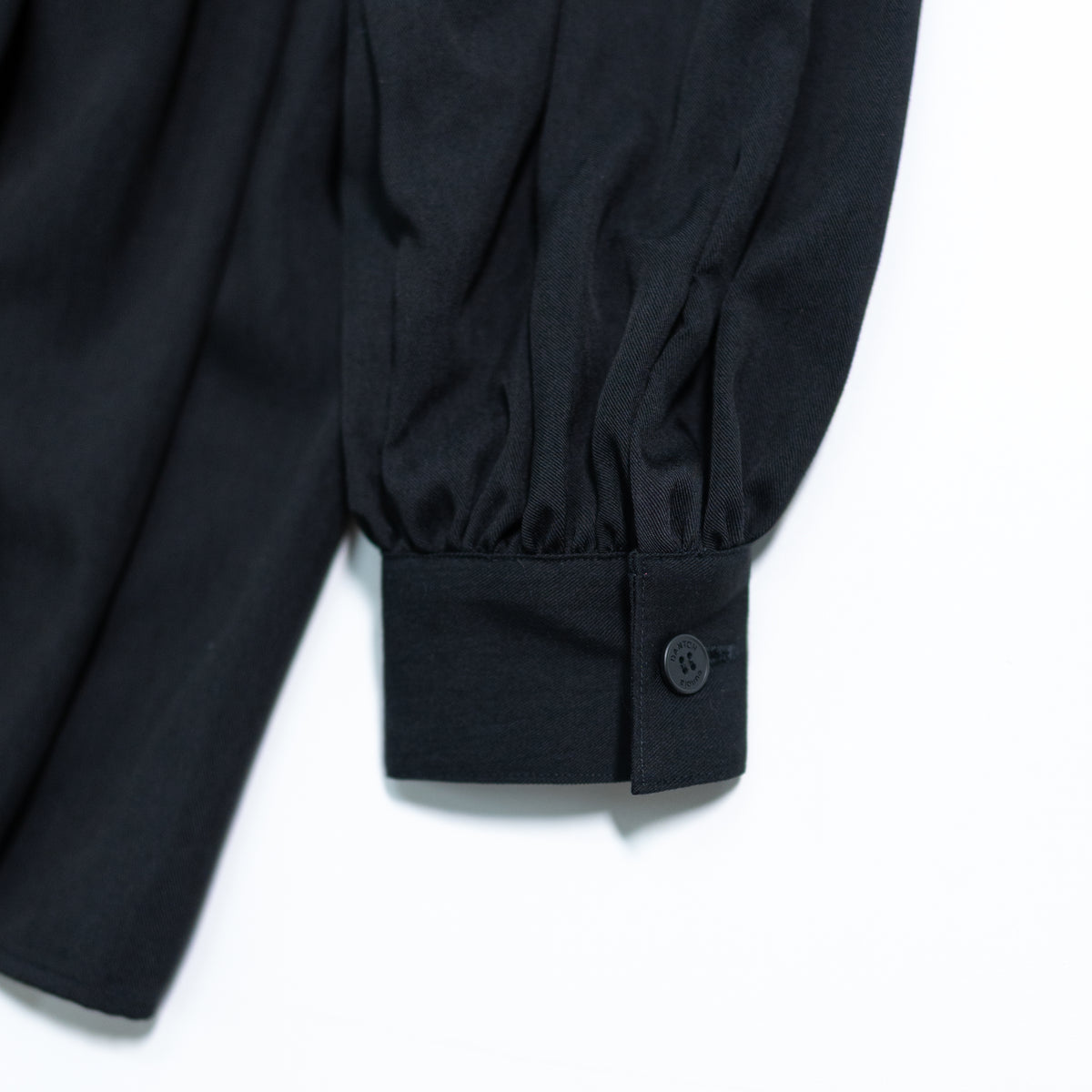 layer collar puff blouse