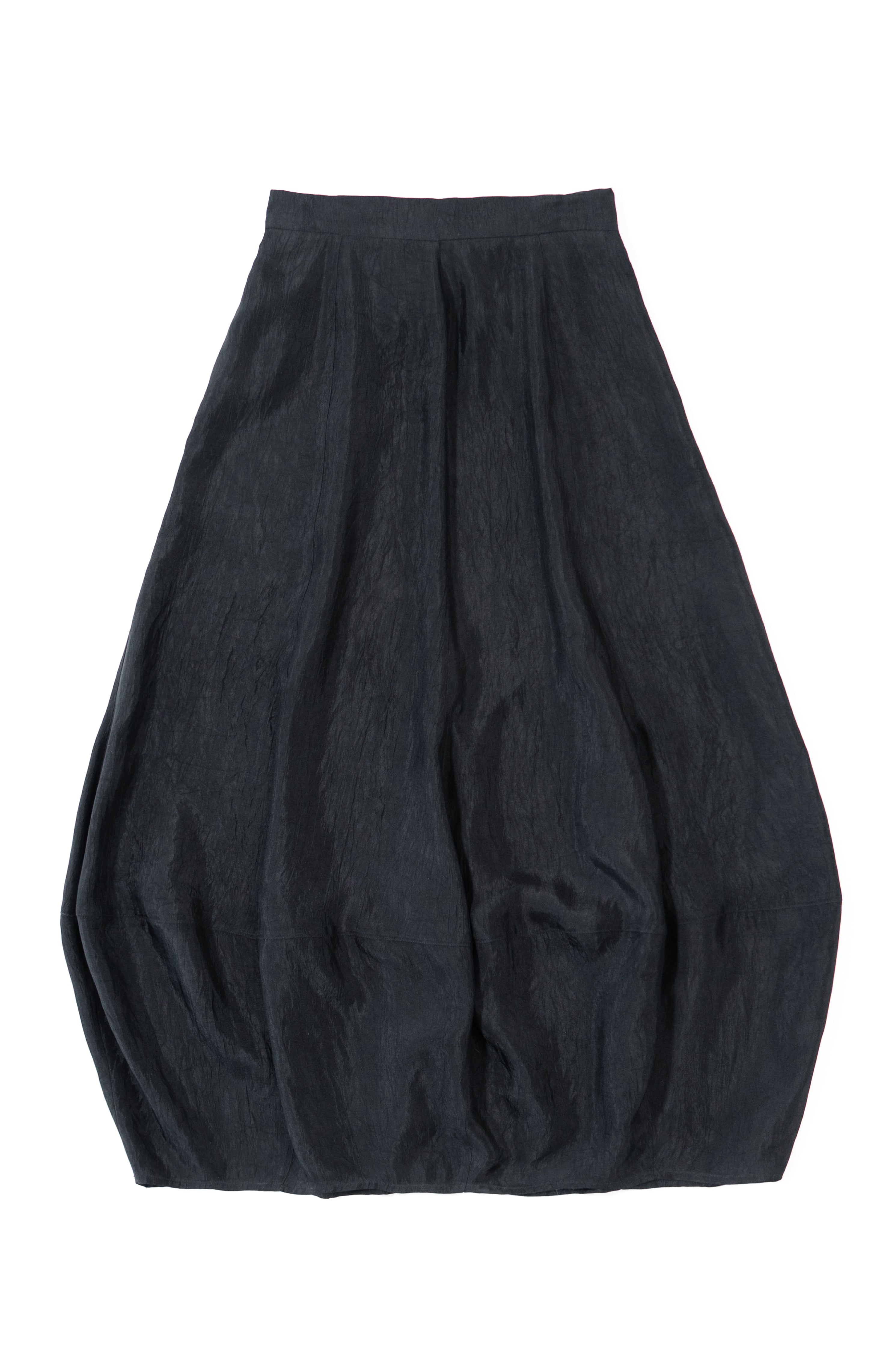 acetate leaf long skirt