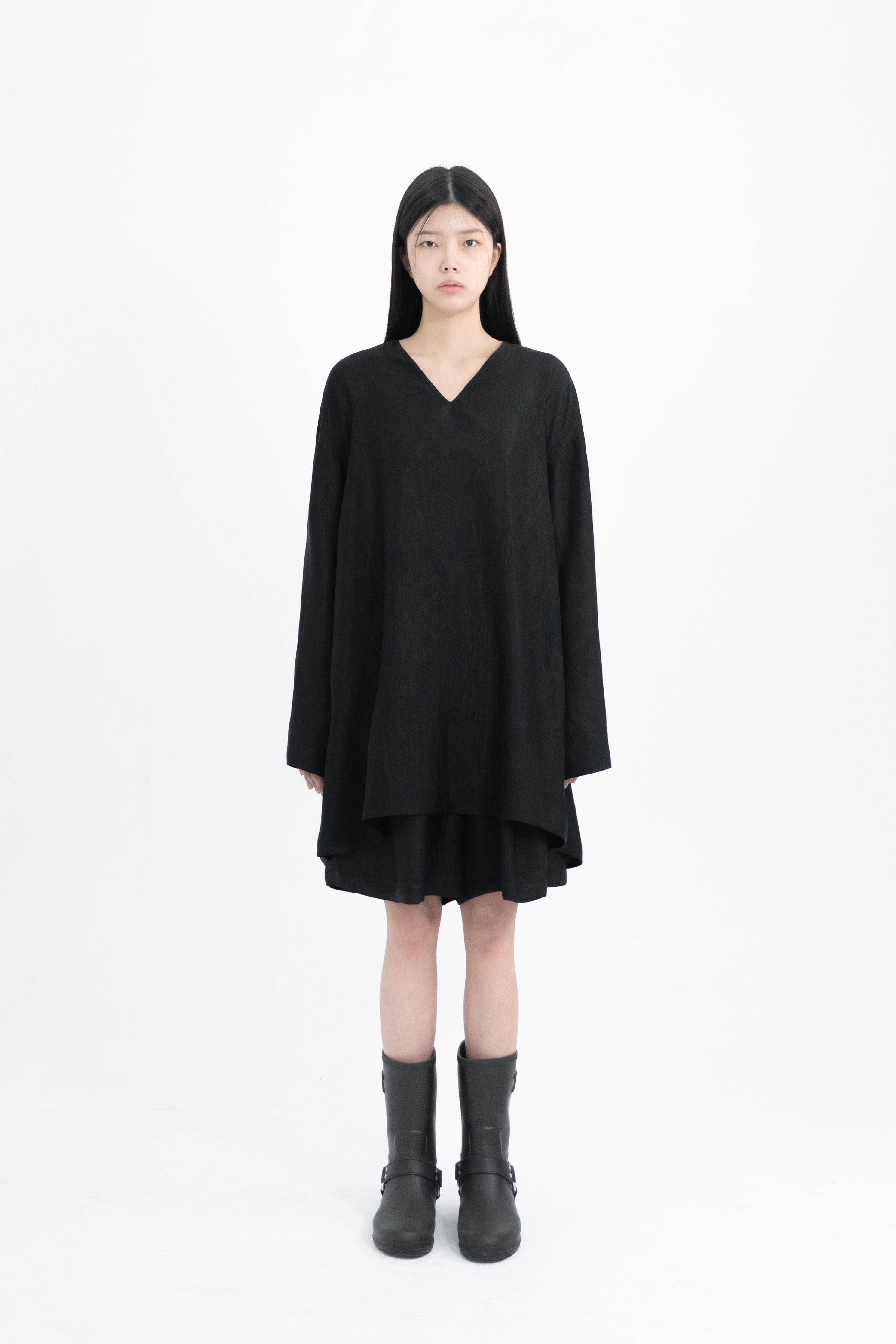 acetate v neck shirt