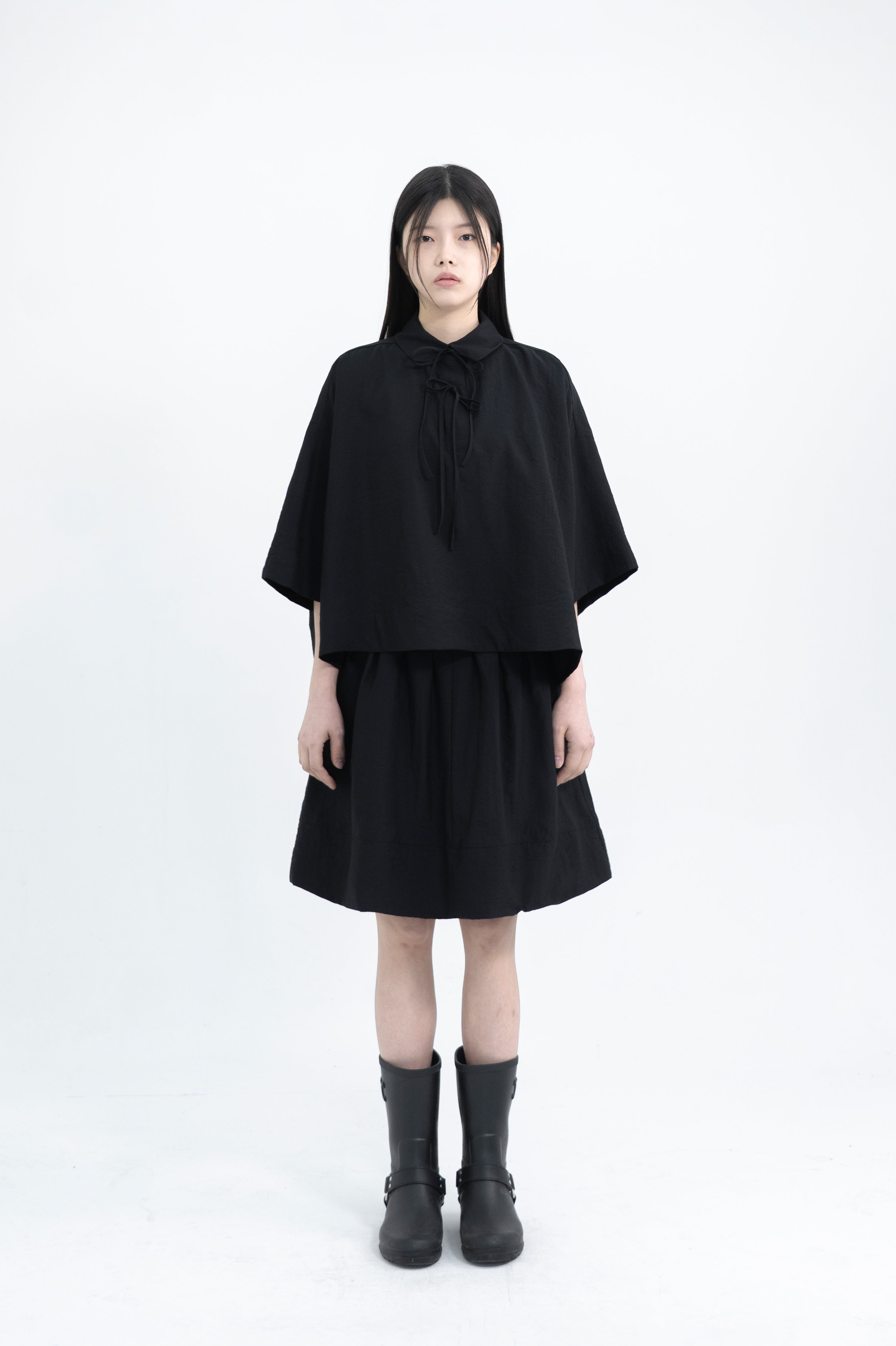 basic ribbon blouse