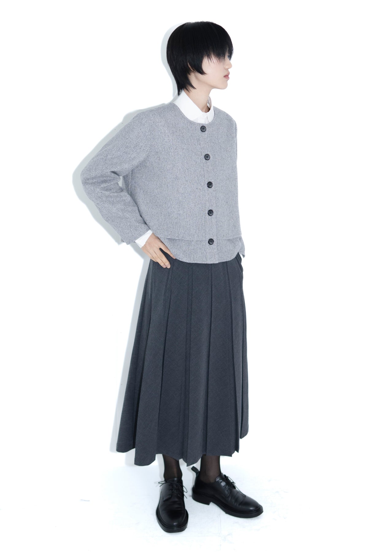 button short cardigan