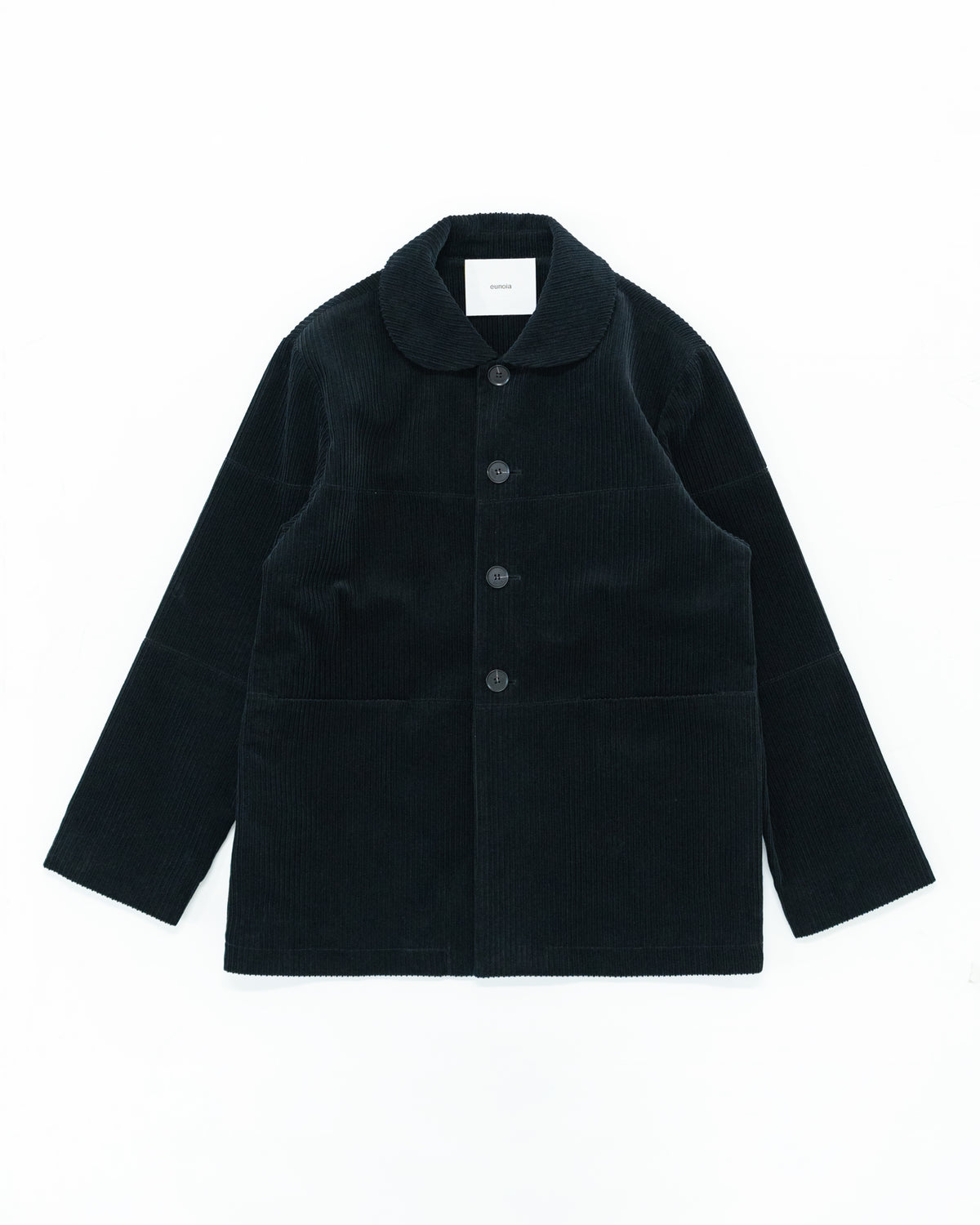 clam collar corduroy jacket
