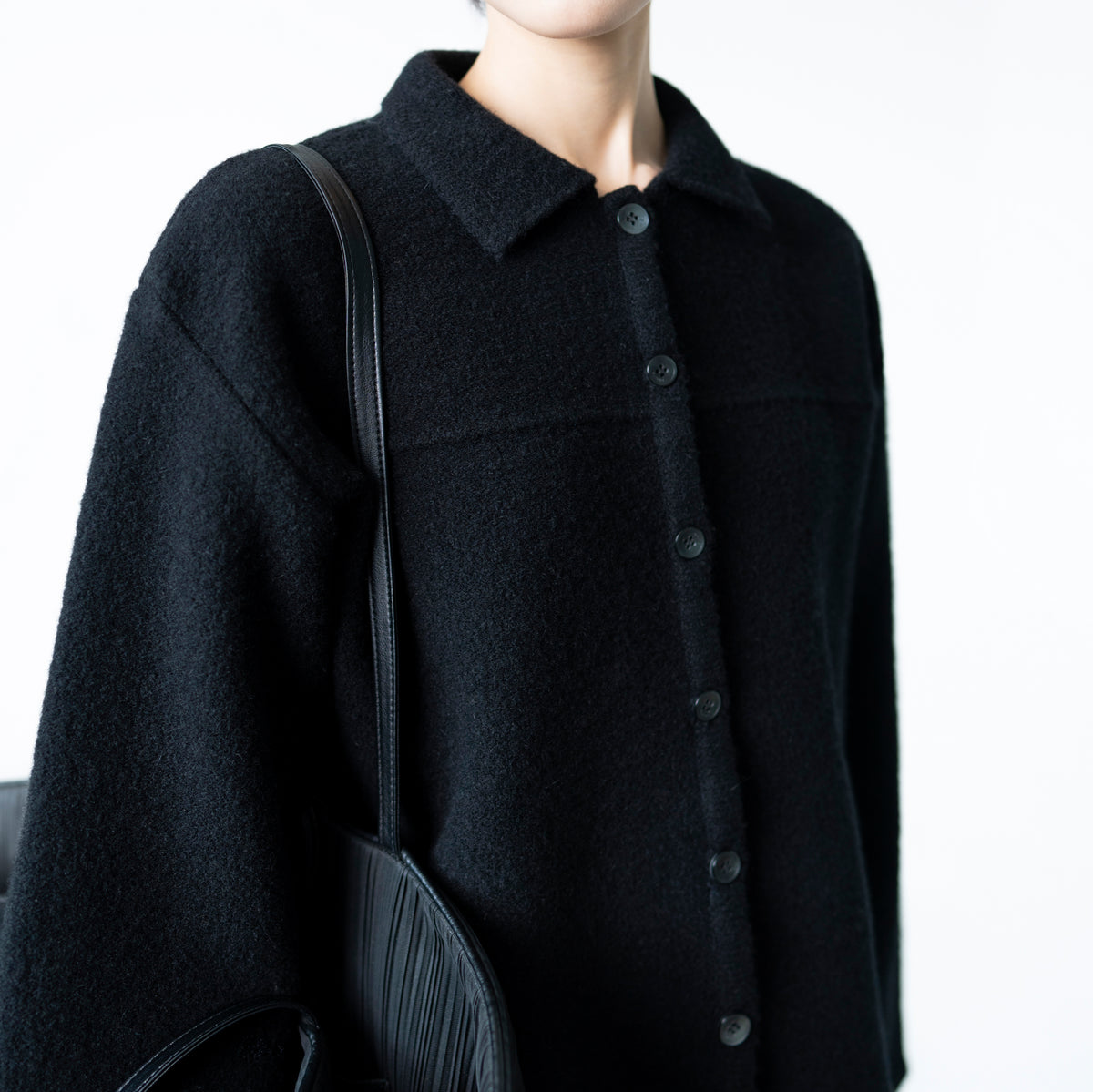 classic collar knit cardigan