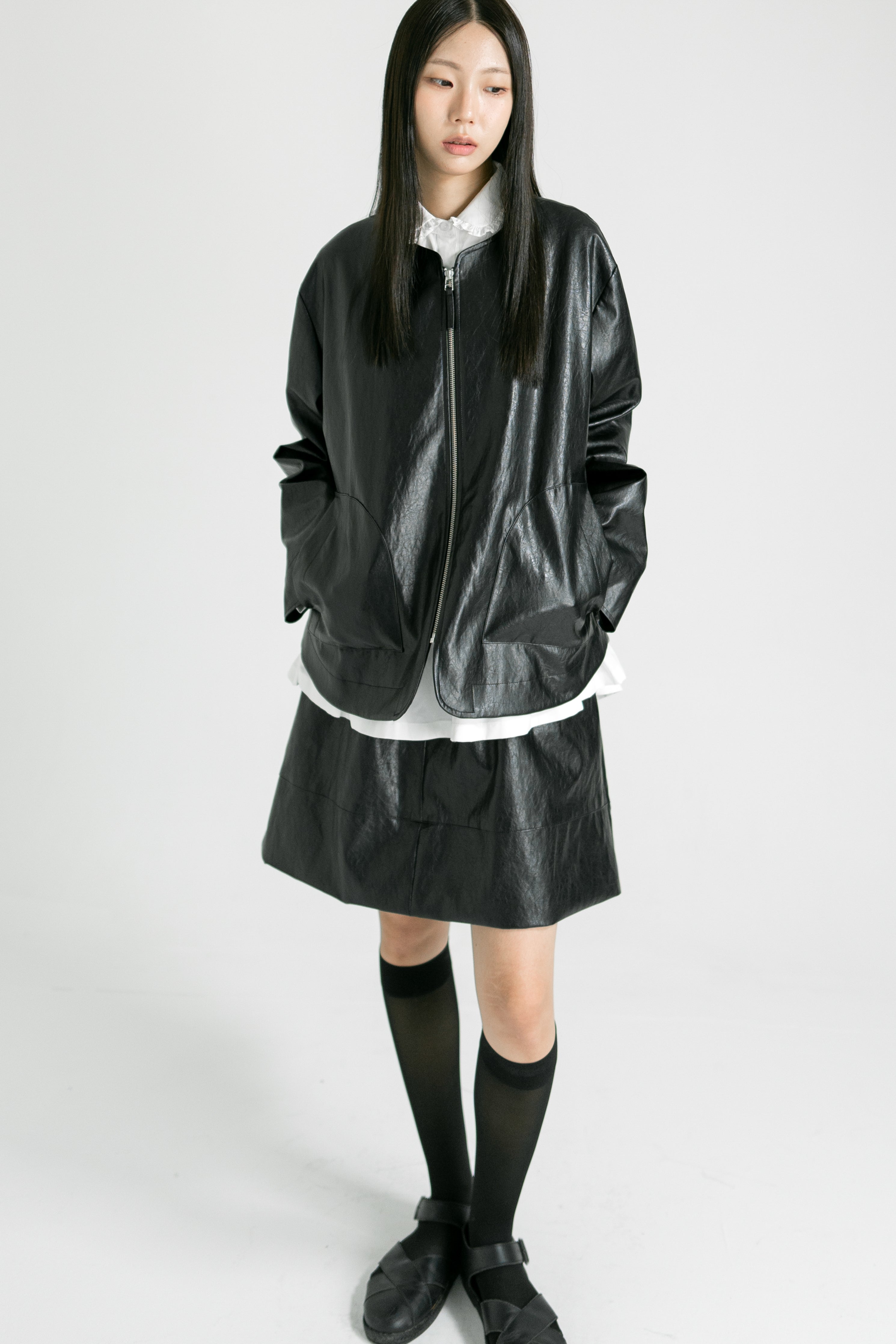 classic leather jacket