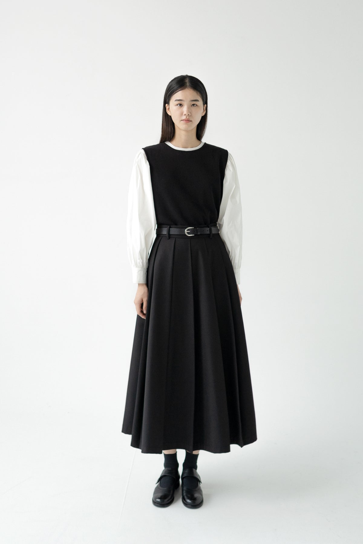 classic pleats skirt
