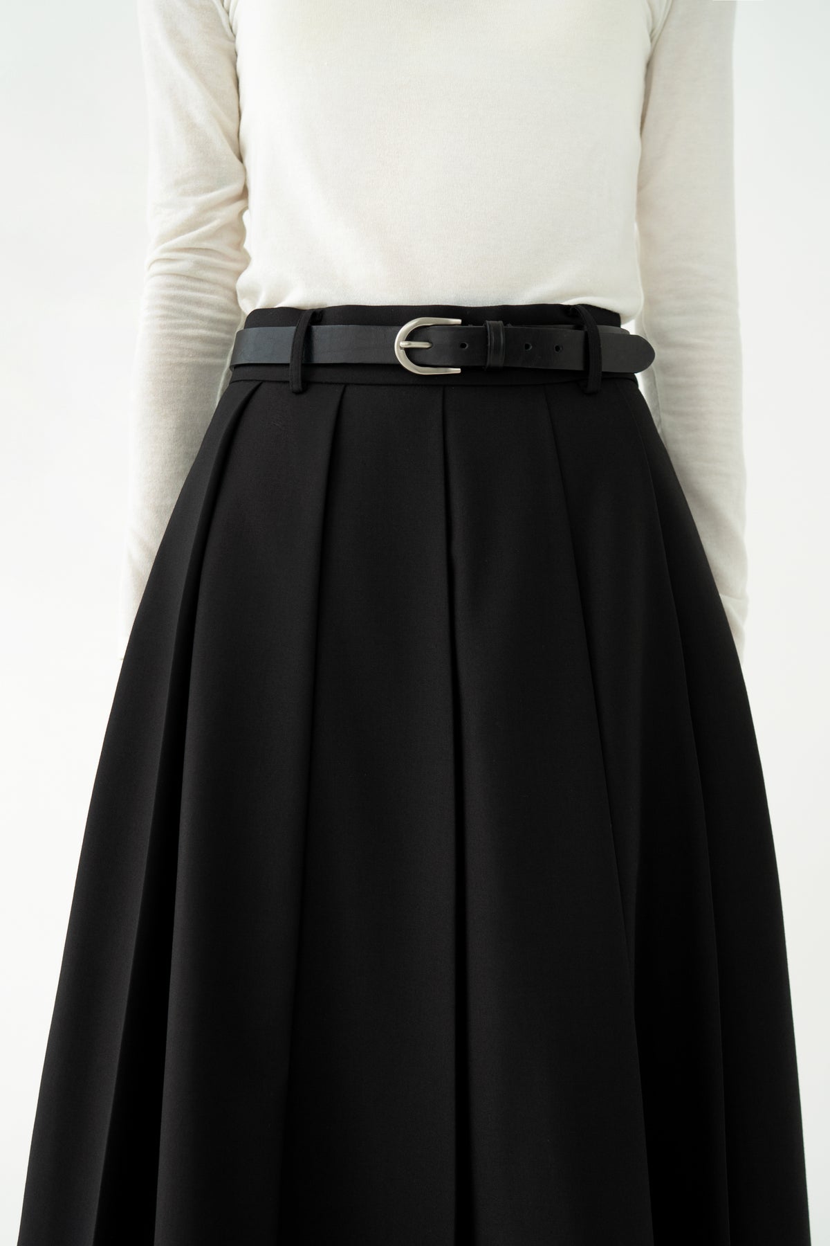 classic pleats skirt
