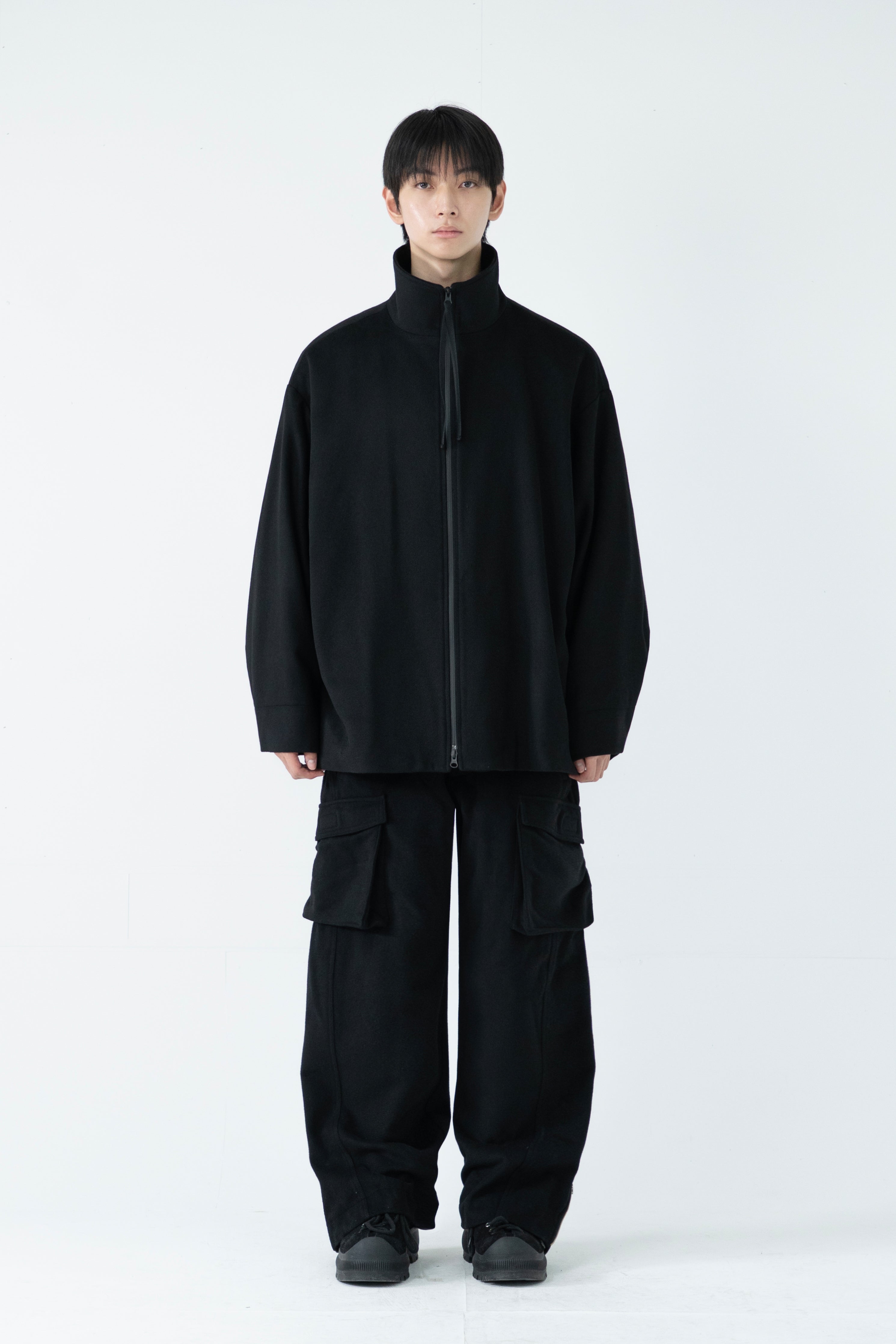 demi tie wool jacket