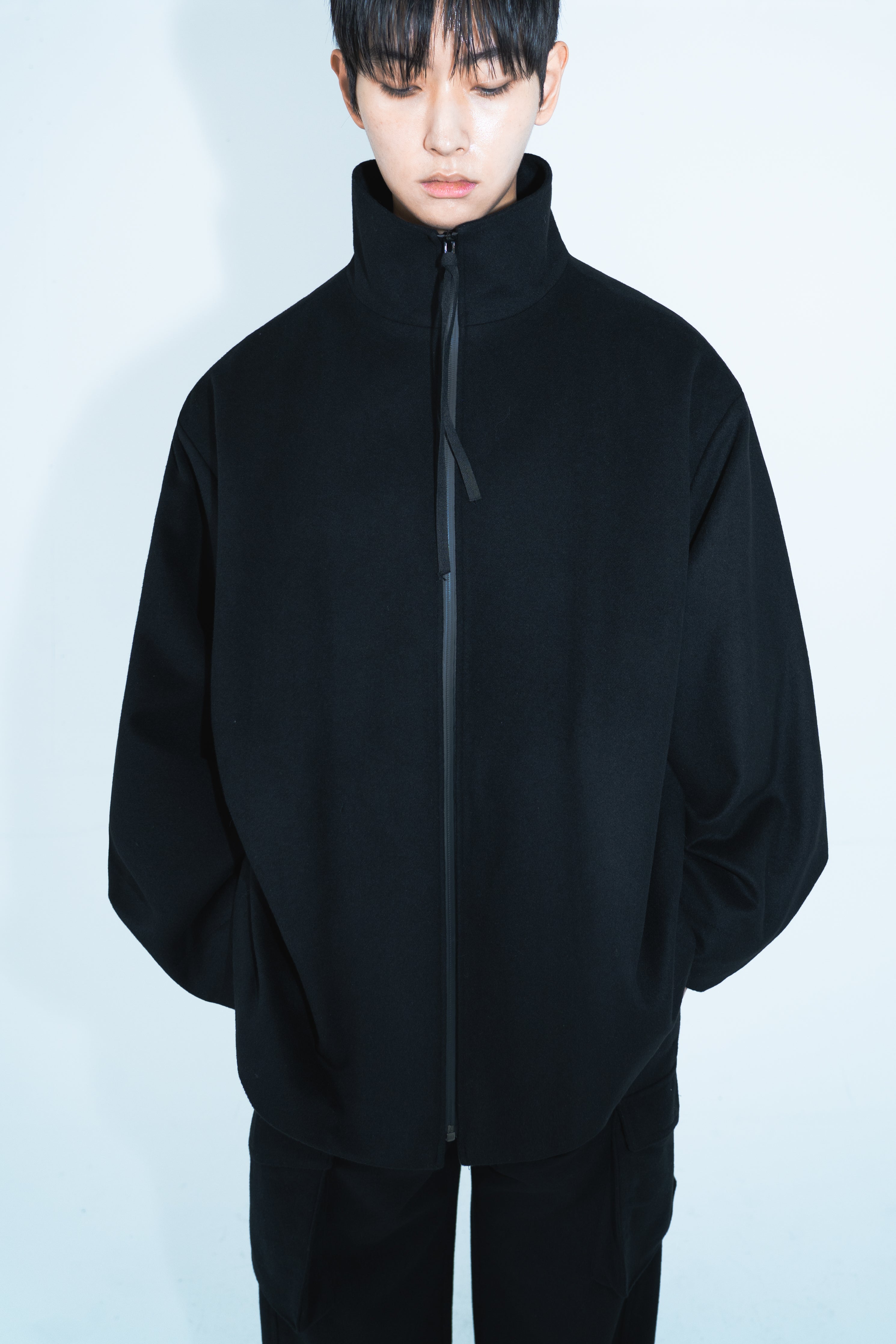 demi tie wool jacket