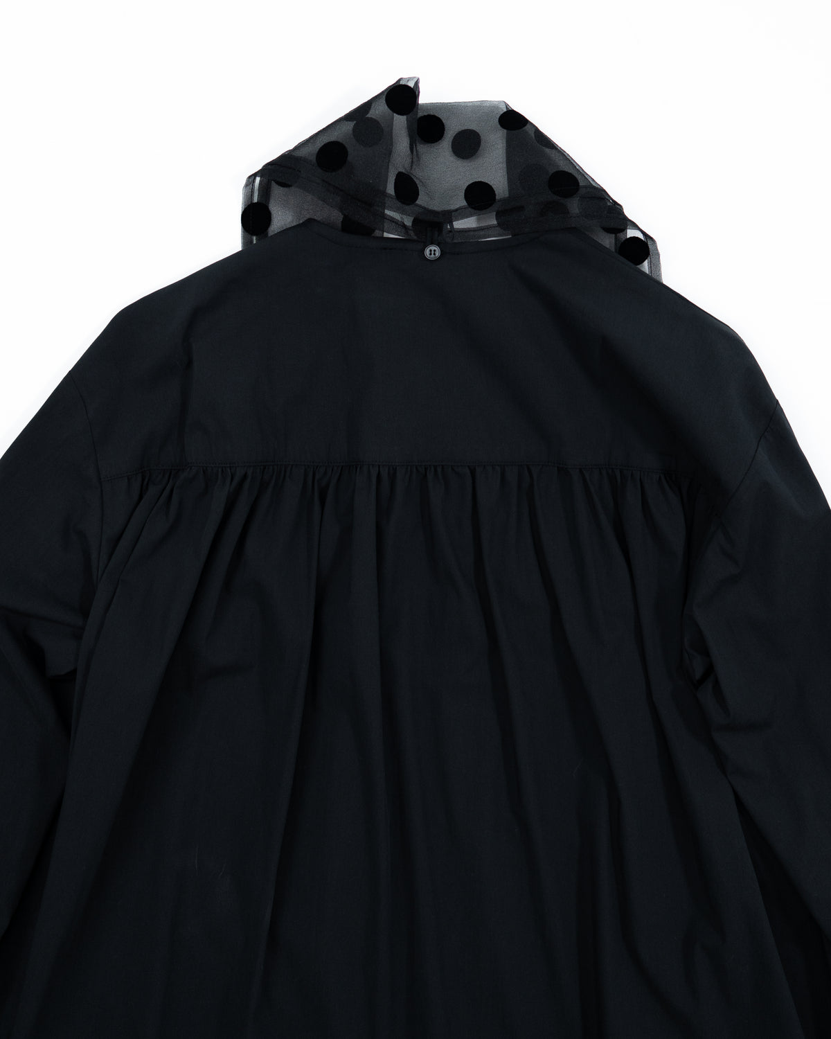 dot tie over shirt